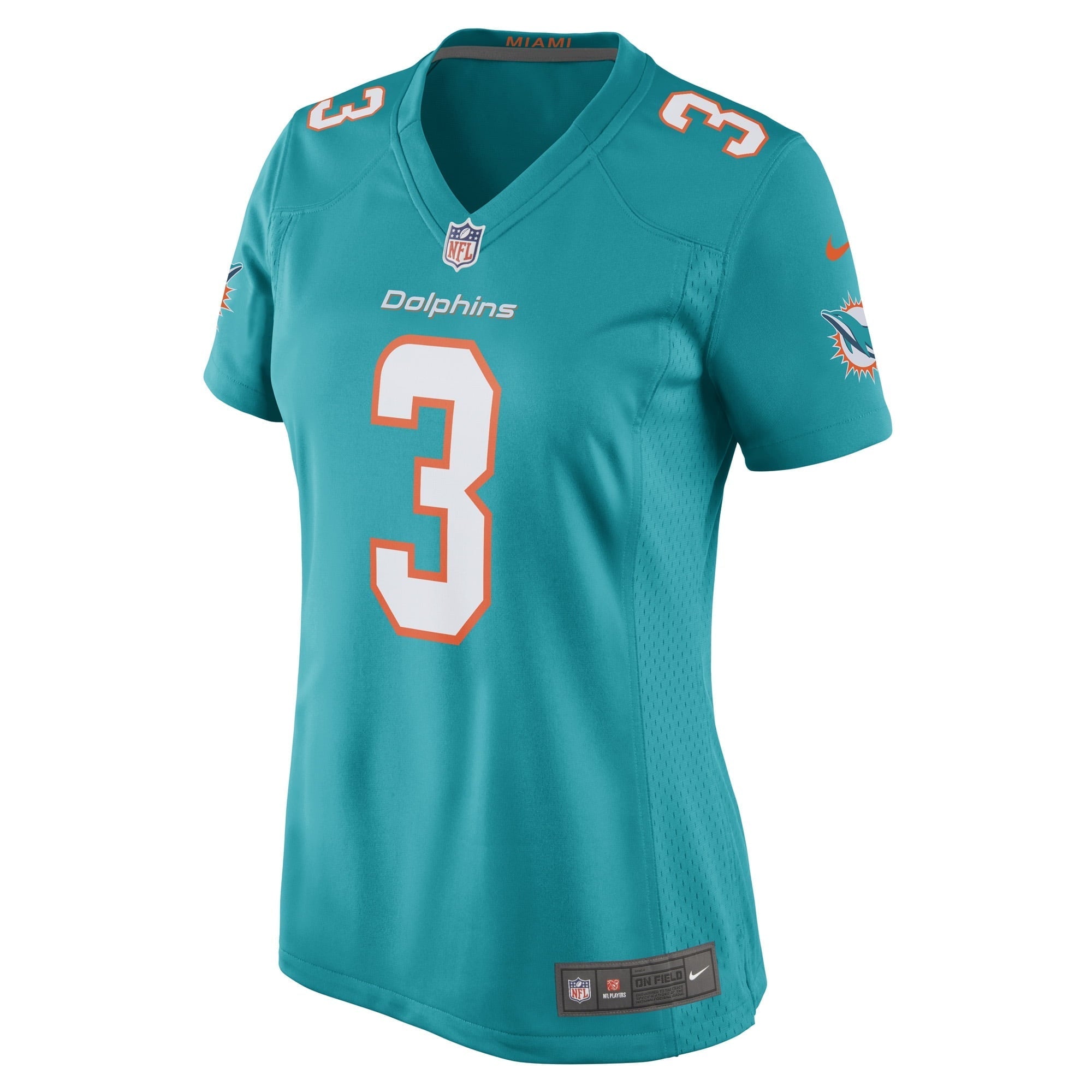 Women's Nike Myles Gaskin Aqua Miami Dolphins Game Player Jersey
