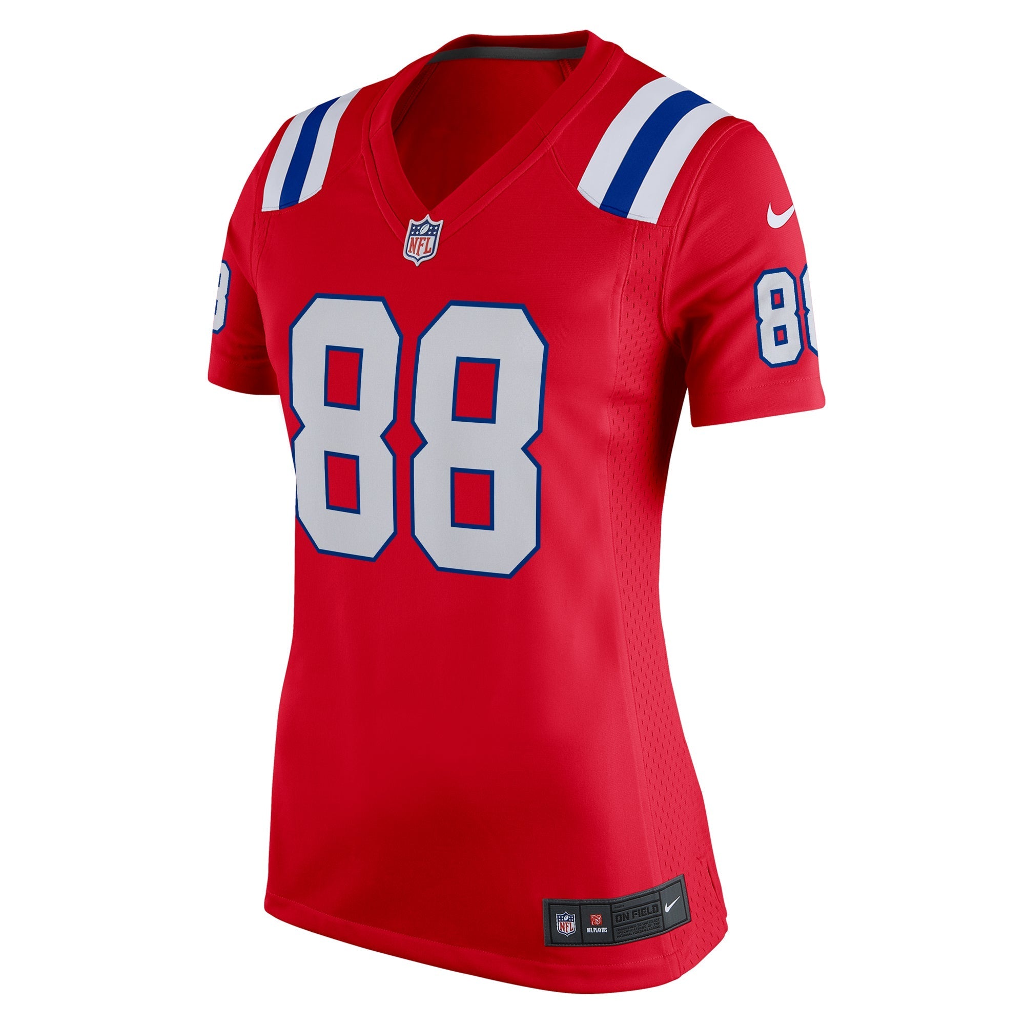 Women's Nike Mike Gesicki Red New England Patriots Alternate Game Jersey