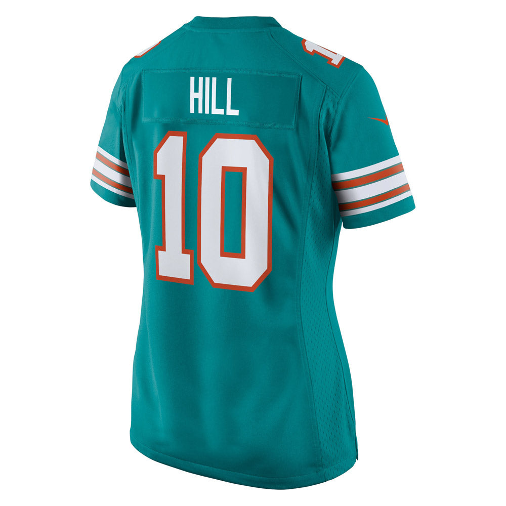 Women's Miami Dolphins Tyreek Hill Alternate Game Jersey Aqua