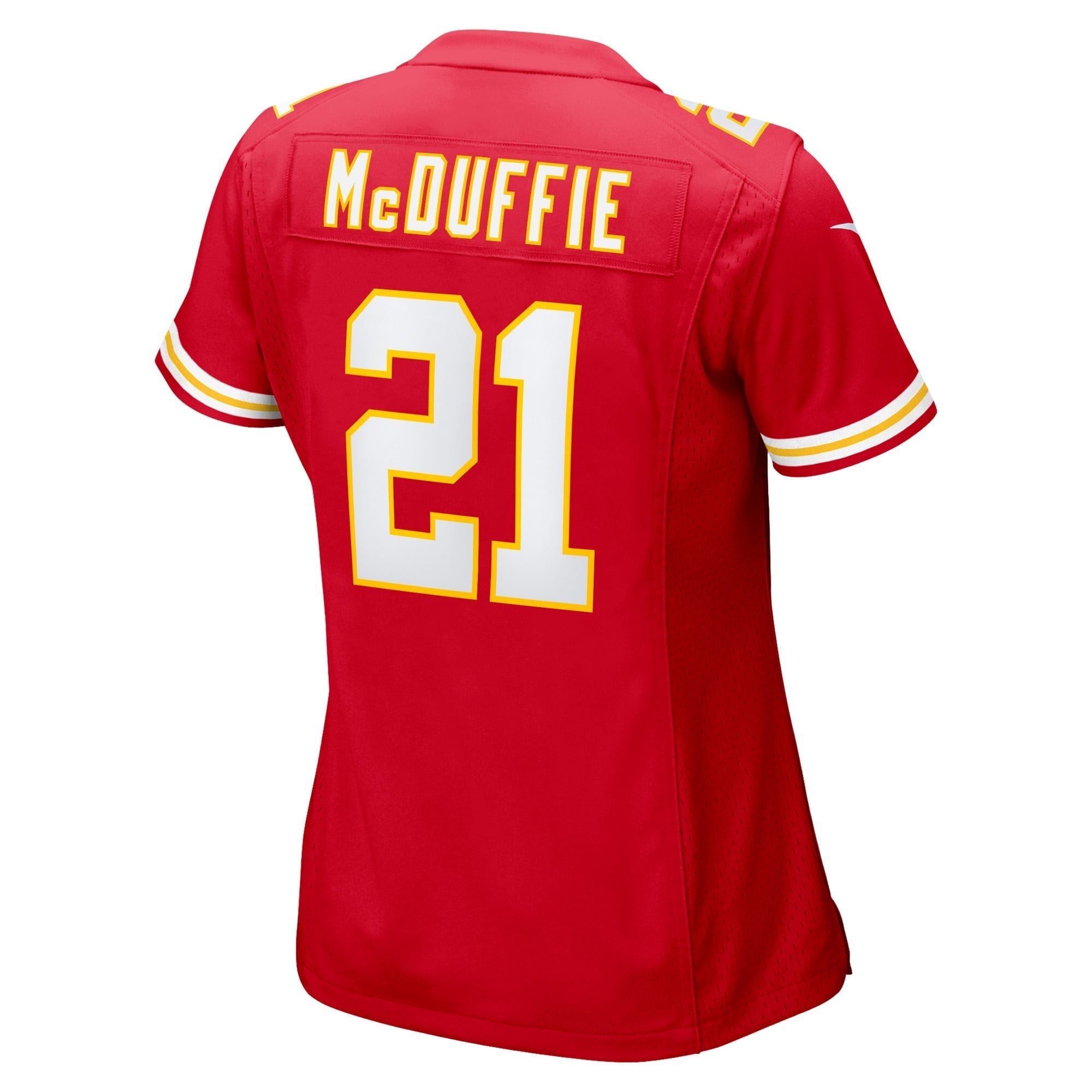 Women's Nike Trent McDuffie Red Kansas City Chiefs Game Player Jersey
