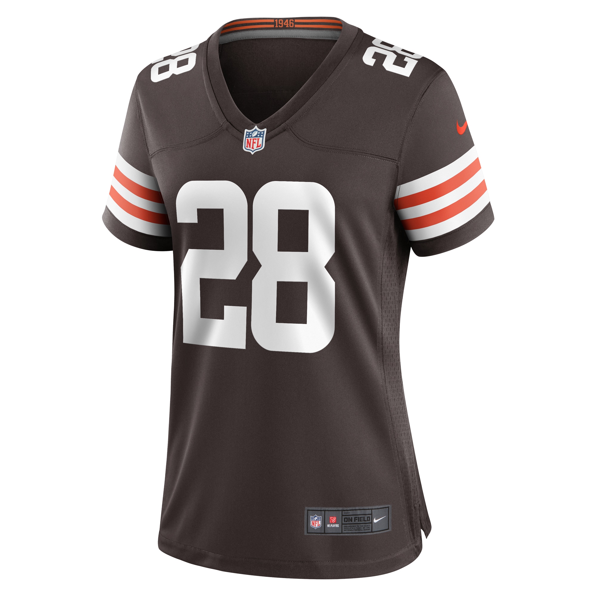 Mike Ford Cleveland Browns Nike Women's Team Game Jersey -  Brown