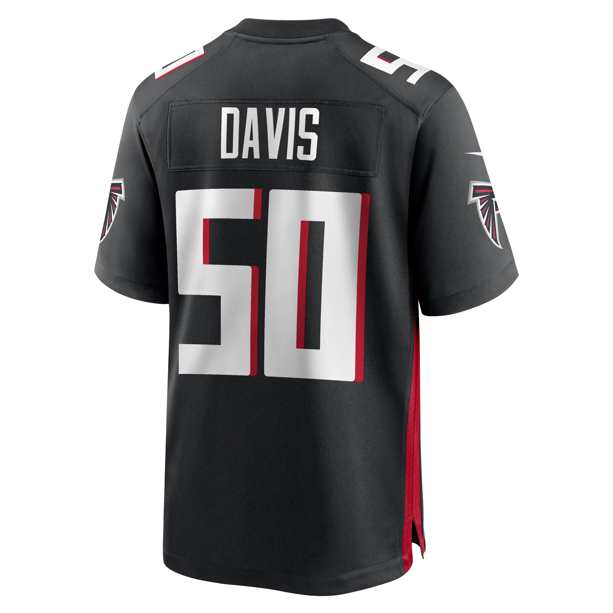 Tae Davis Atlanta Falcons Nike Team Game Jersey -  Black