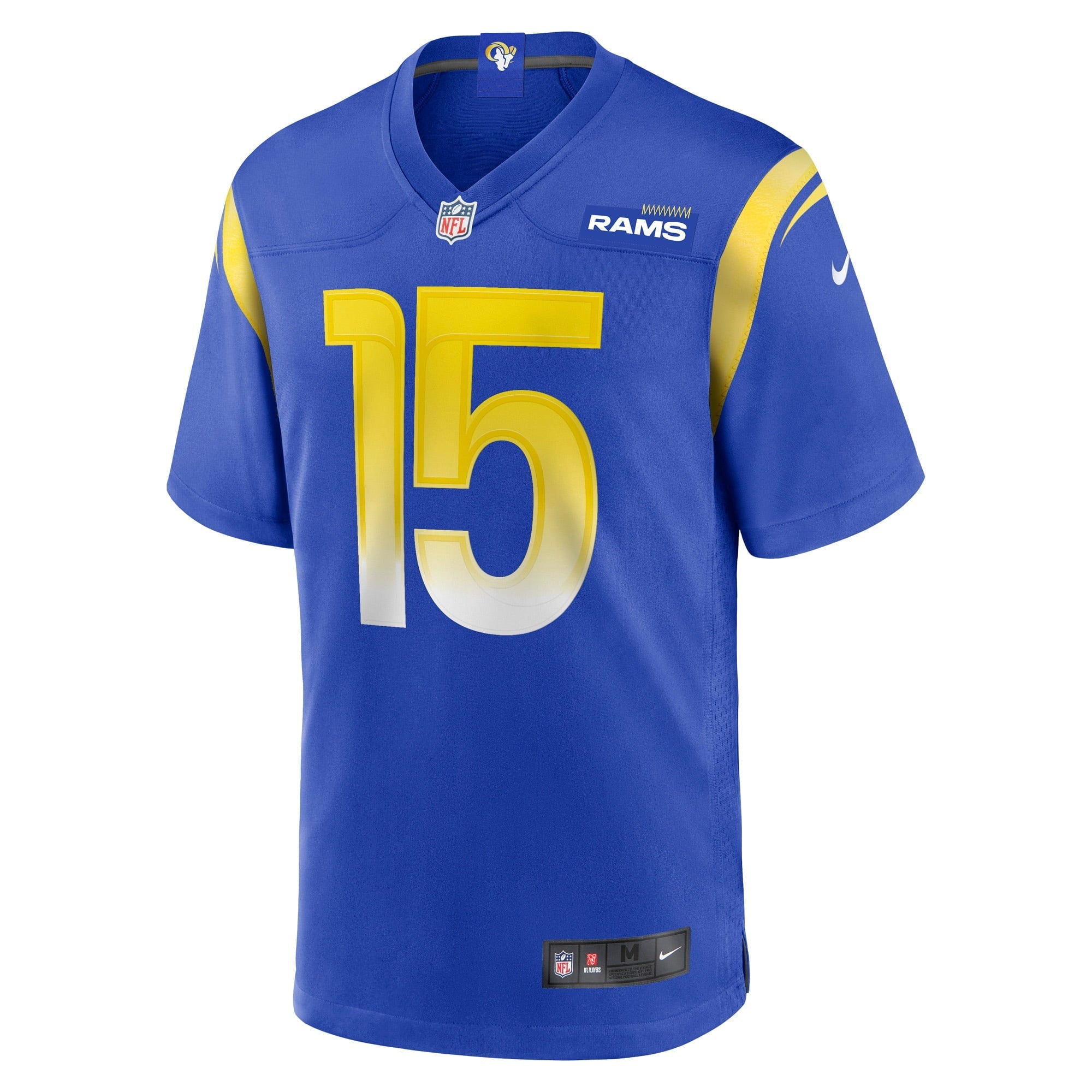 Men's Nike Tutu Atwell Royal Los Angeles Rams Game Player Jersey