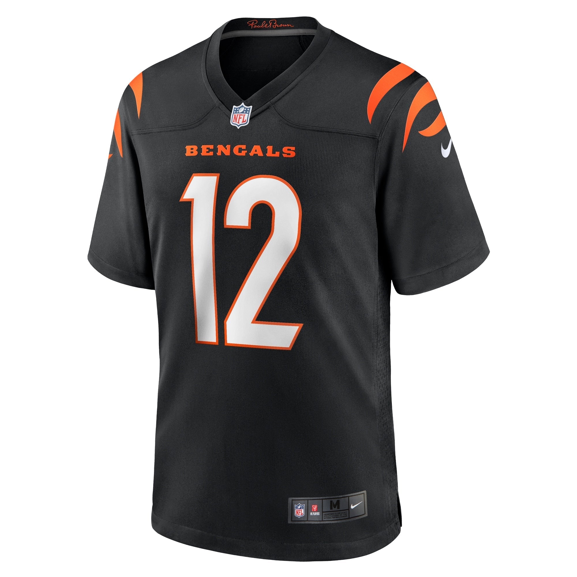 Men's Nike Tyron Johnson Black Cincinnati Bengals Home Game Player Jersey