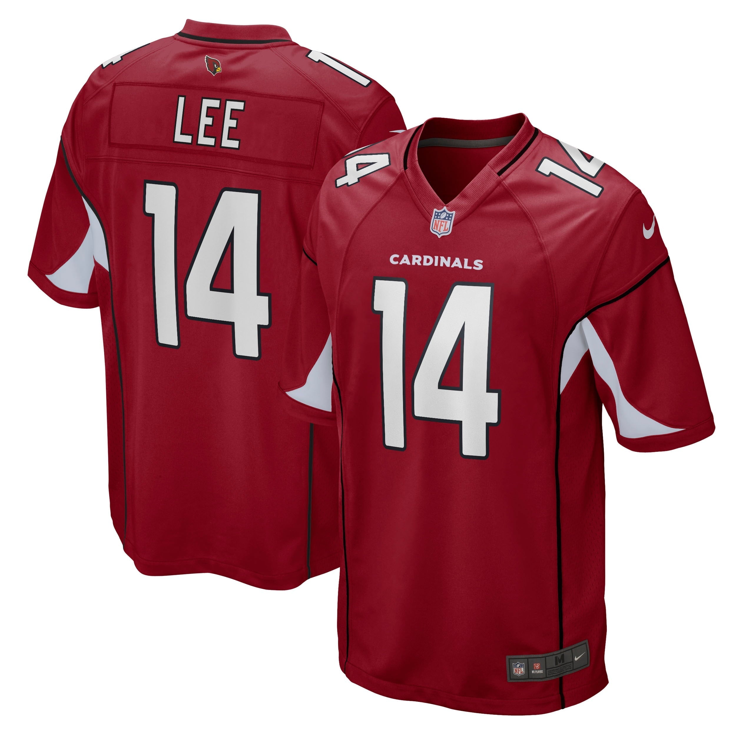 Men's Nike Andy Lee Cardinal Arizona Cardinals Game Player Jersey