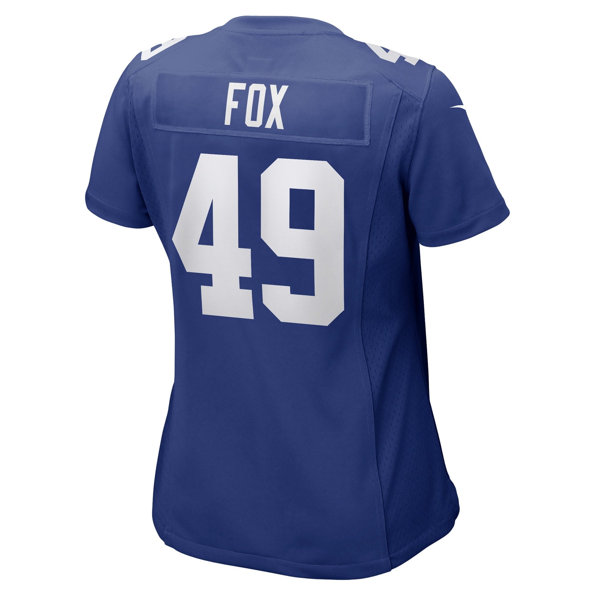 Women's Nike Tomon Fox Royal New York Giants Game Player Jersey