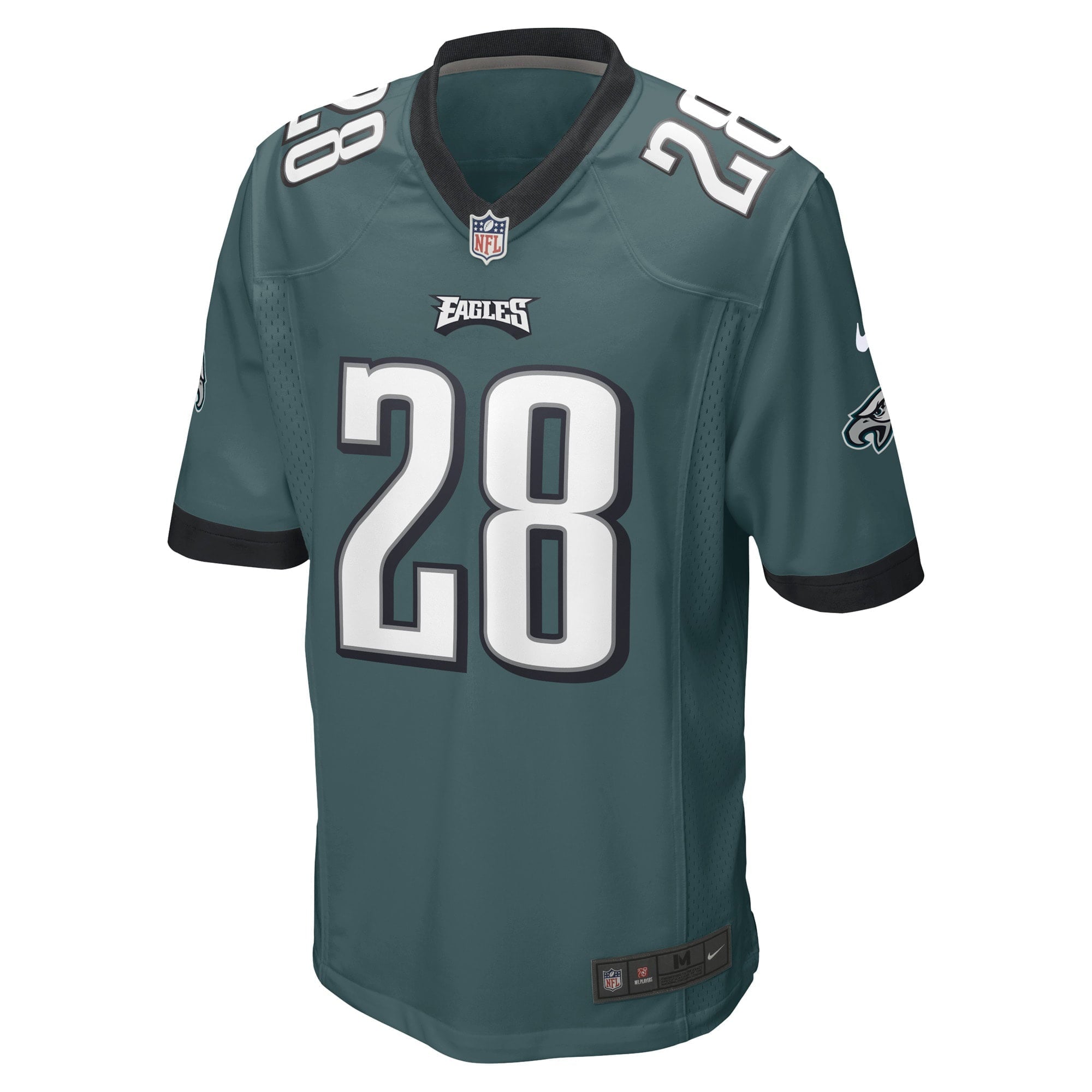 Men's Nike Josh Jobe Midnight Green Philadelphia Eagles Game Player Jersey