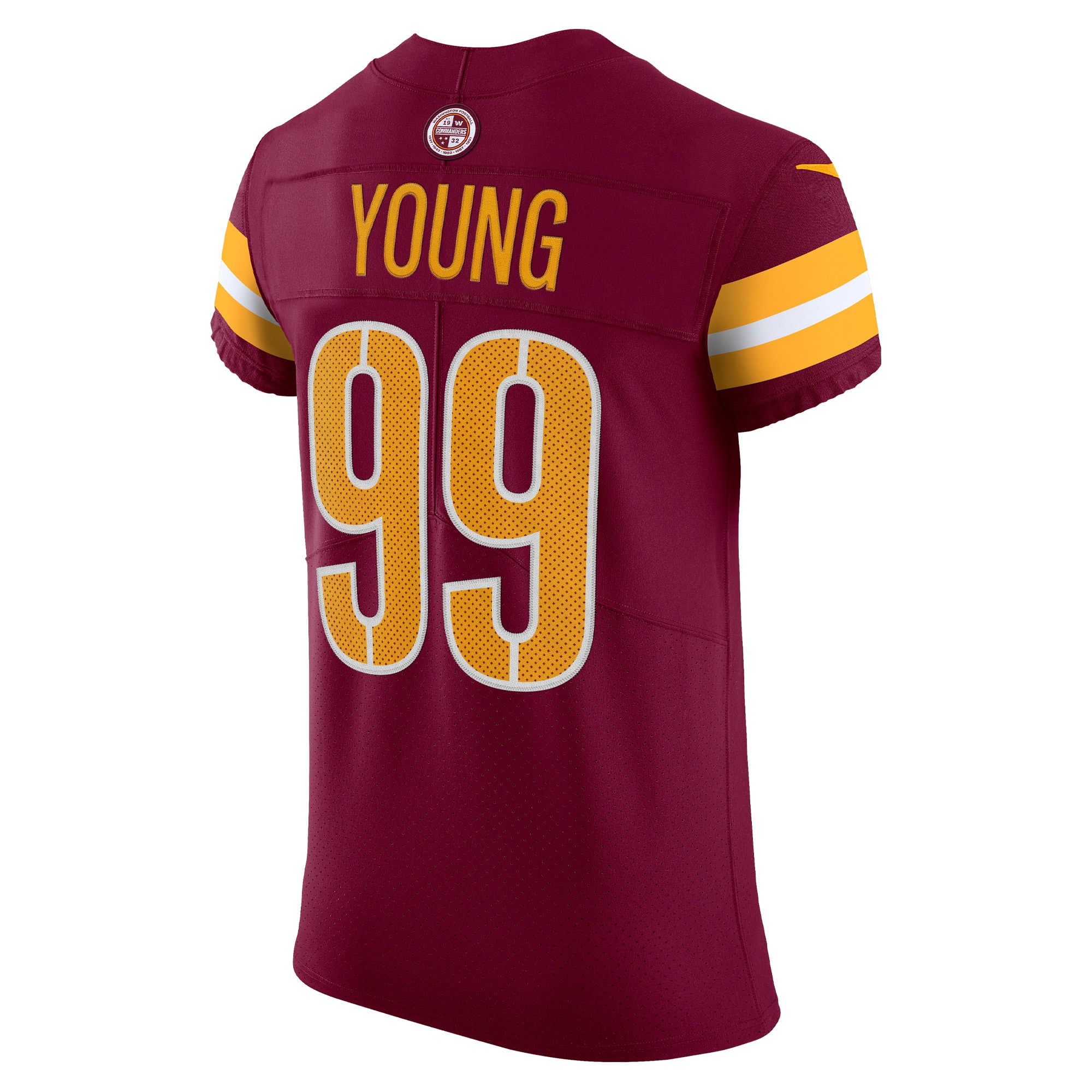 Chase Young Washington Commanders Nike Vapor Elite Jersey - Burgundy