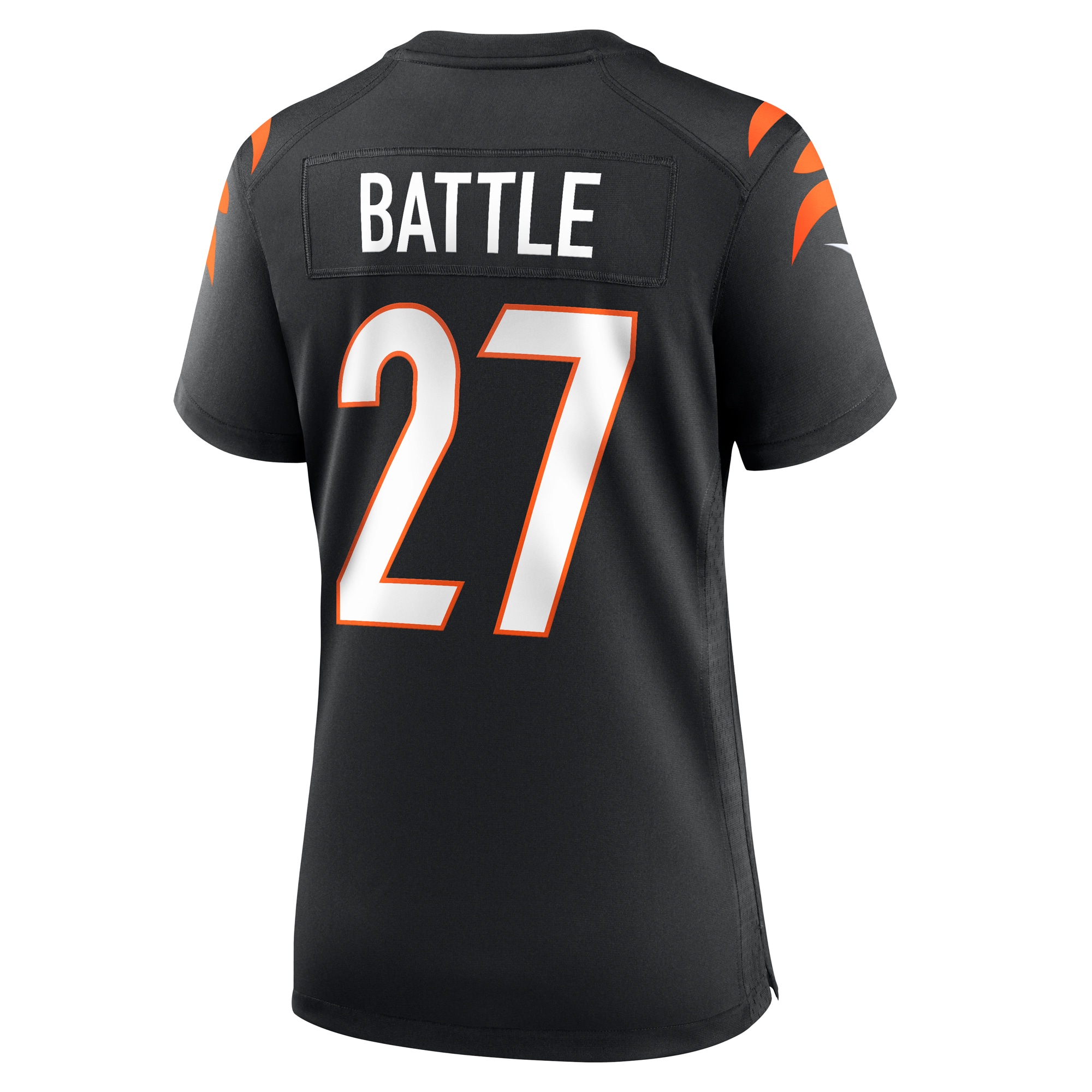 Jordans Battle Cincinnati Bengals Nike Women's Team Game Jersey -  Black