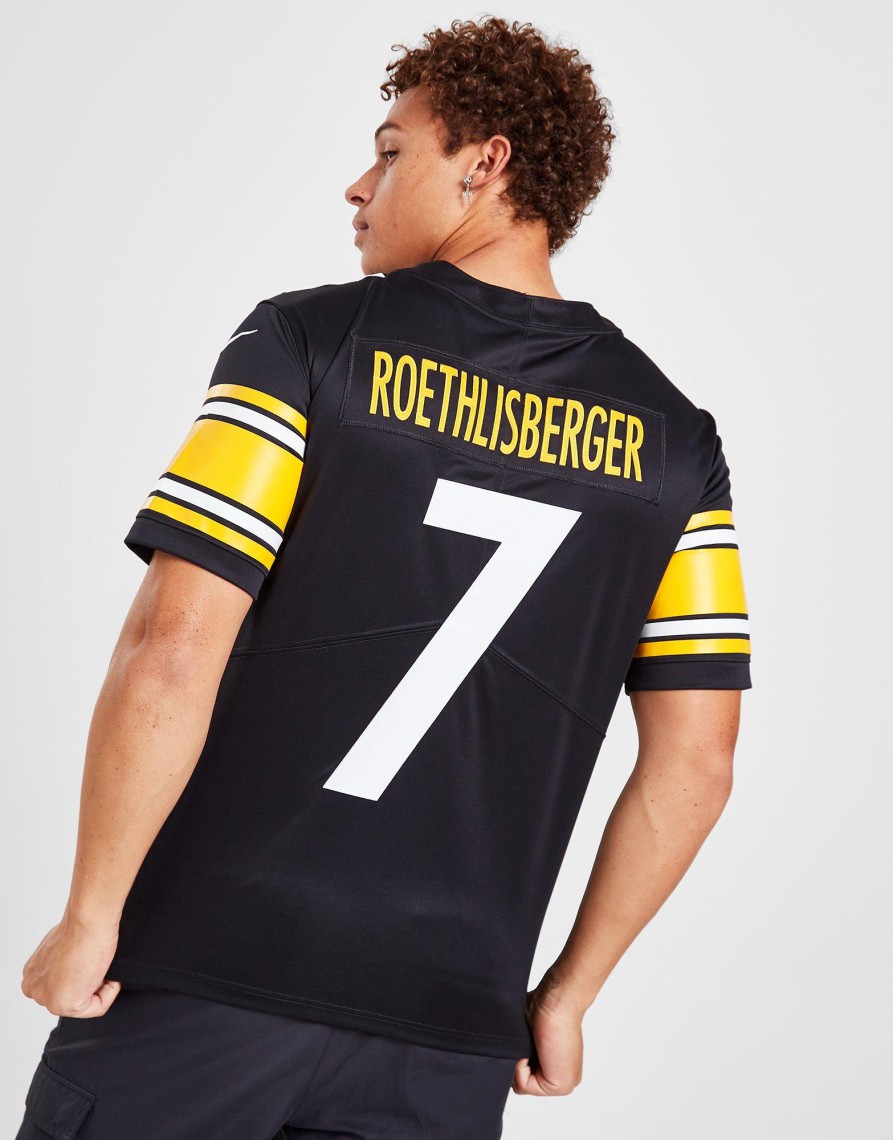 Discount Nike NFL Pittsburgh Steelers Roethlisberger #7 Jersey Sort S