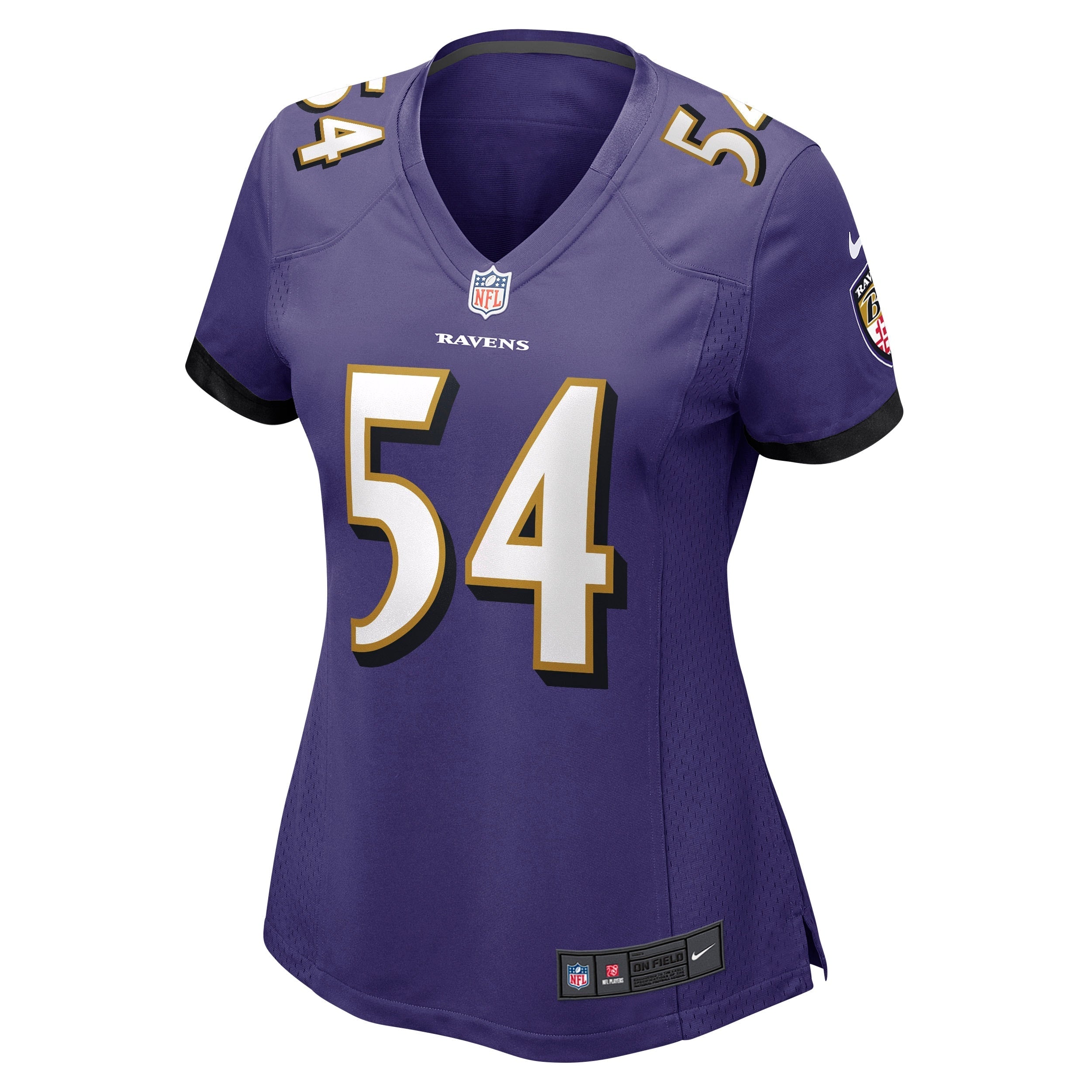 Women's Nike Tyus Bowser Purple Baltimore Ravens Game Jersey