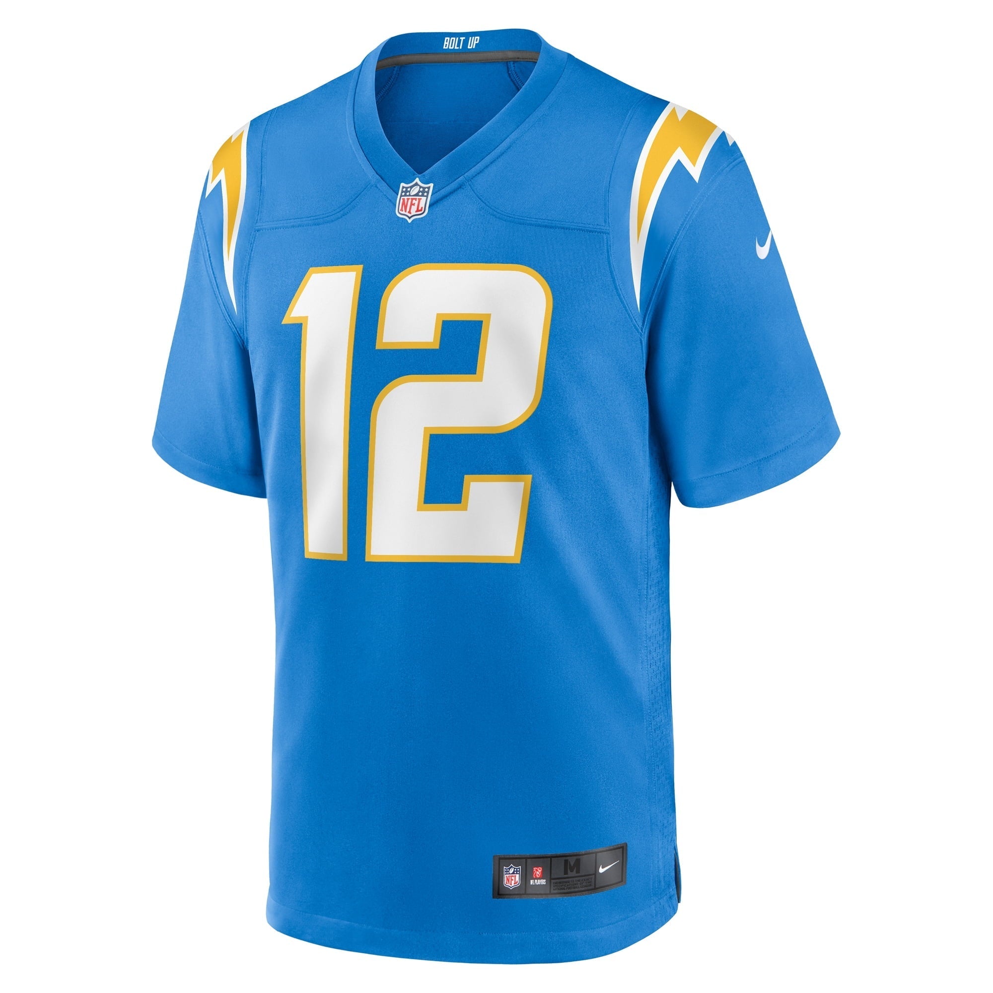 Men's Nike Derius Davis Powder Blue Los Angeles Chargers Team Game Jersey