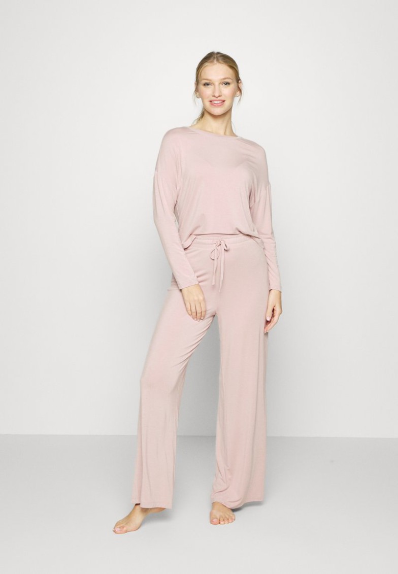 Discount Anna Field WIDE LEG JERSEY SET – Pijama – Pink, Mujer 3XL