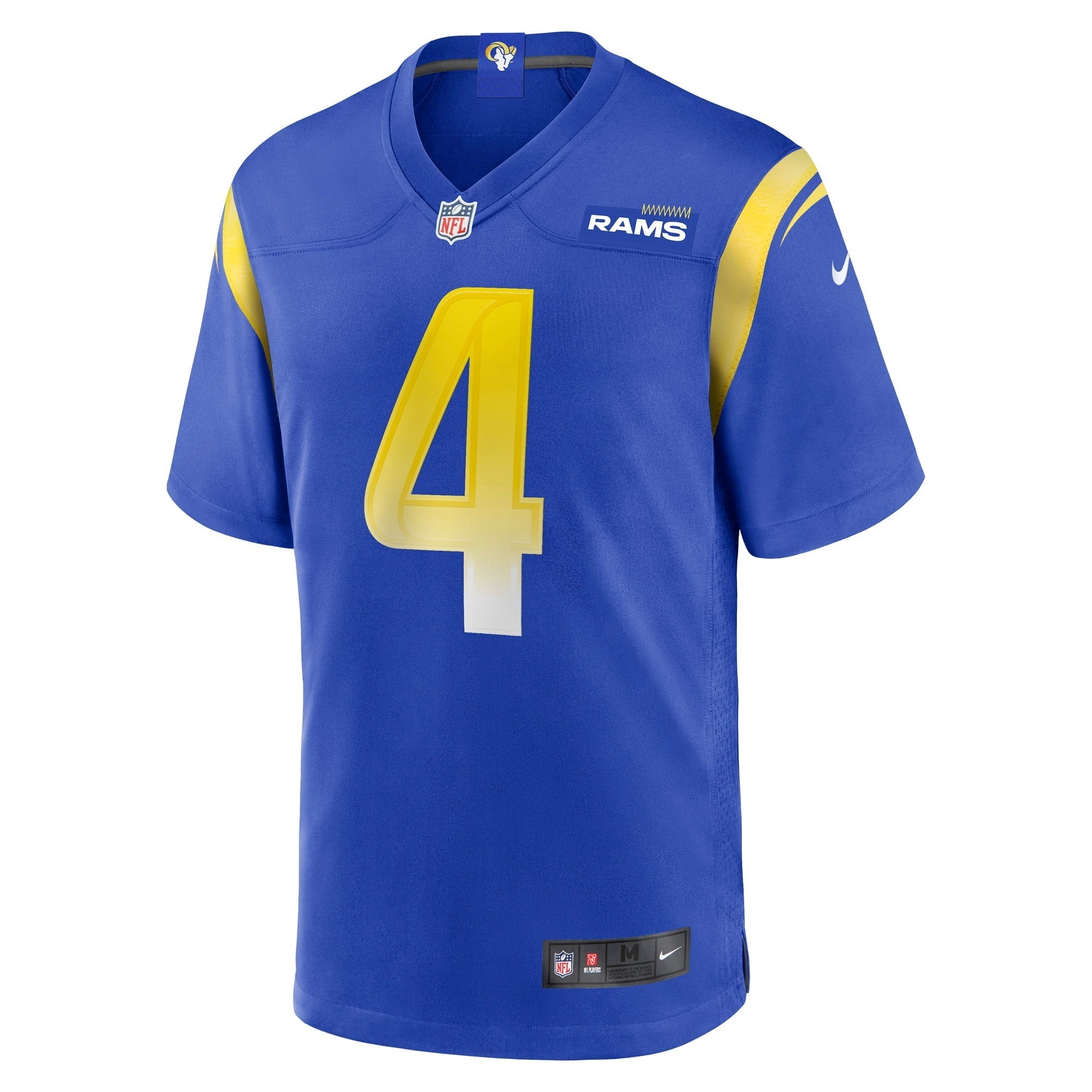 Men's Nike Jordans Fuller Royal Los Angeles Rams Game Player Jersey
