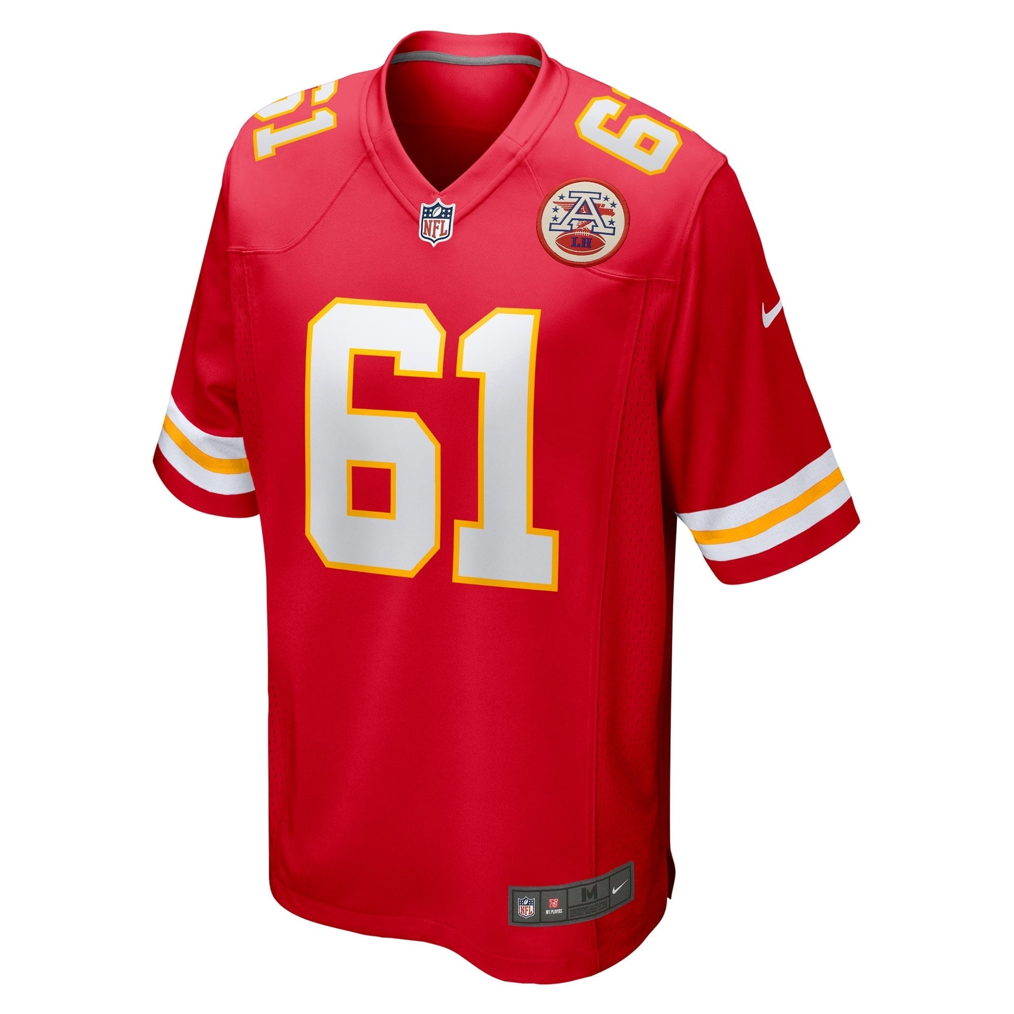 Men's Nike Austin Reiter Red Kansas City Chiefs Game Player Jersey