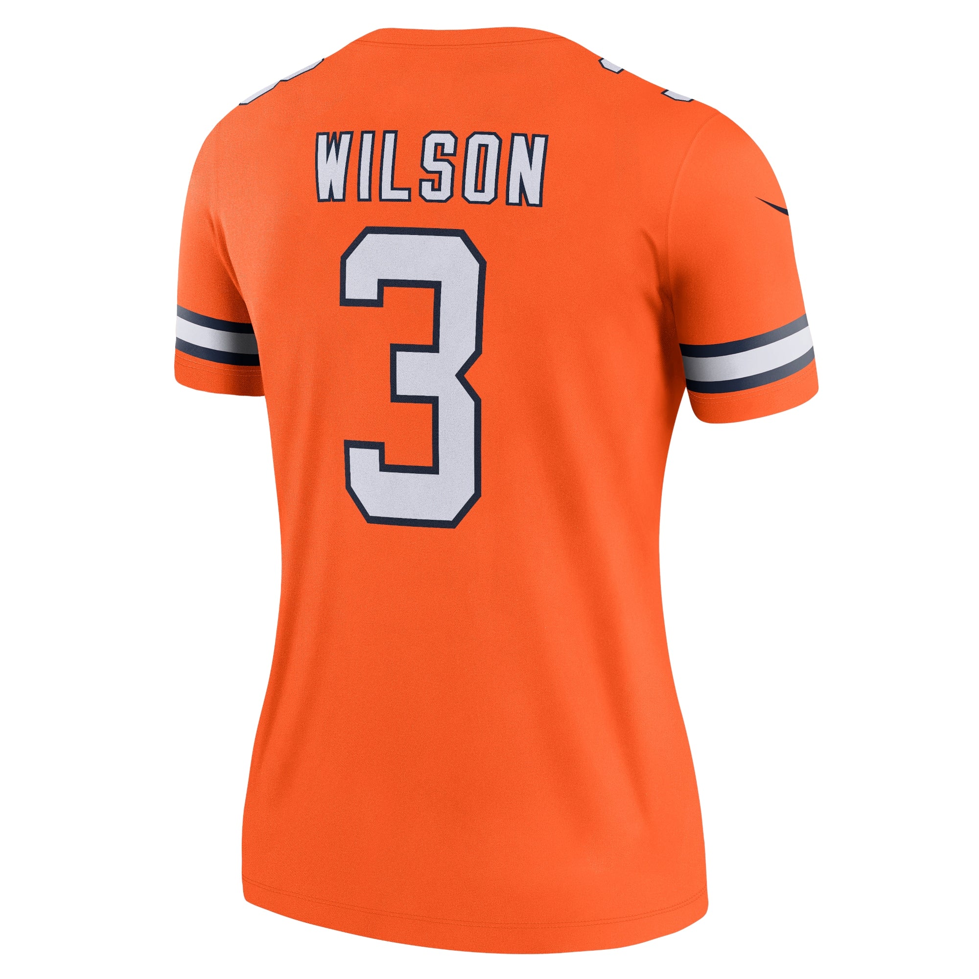 Women's Nike  Russell Wilson  Orange Denver Broncos Team Alternate Legend Jersey