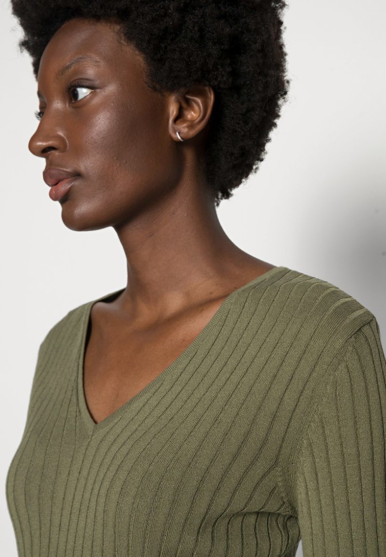 Clearance Anna Field Jersey De Punto – Khaki, Mujer L