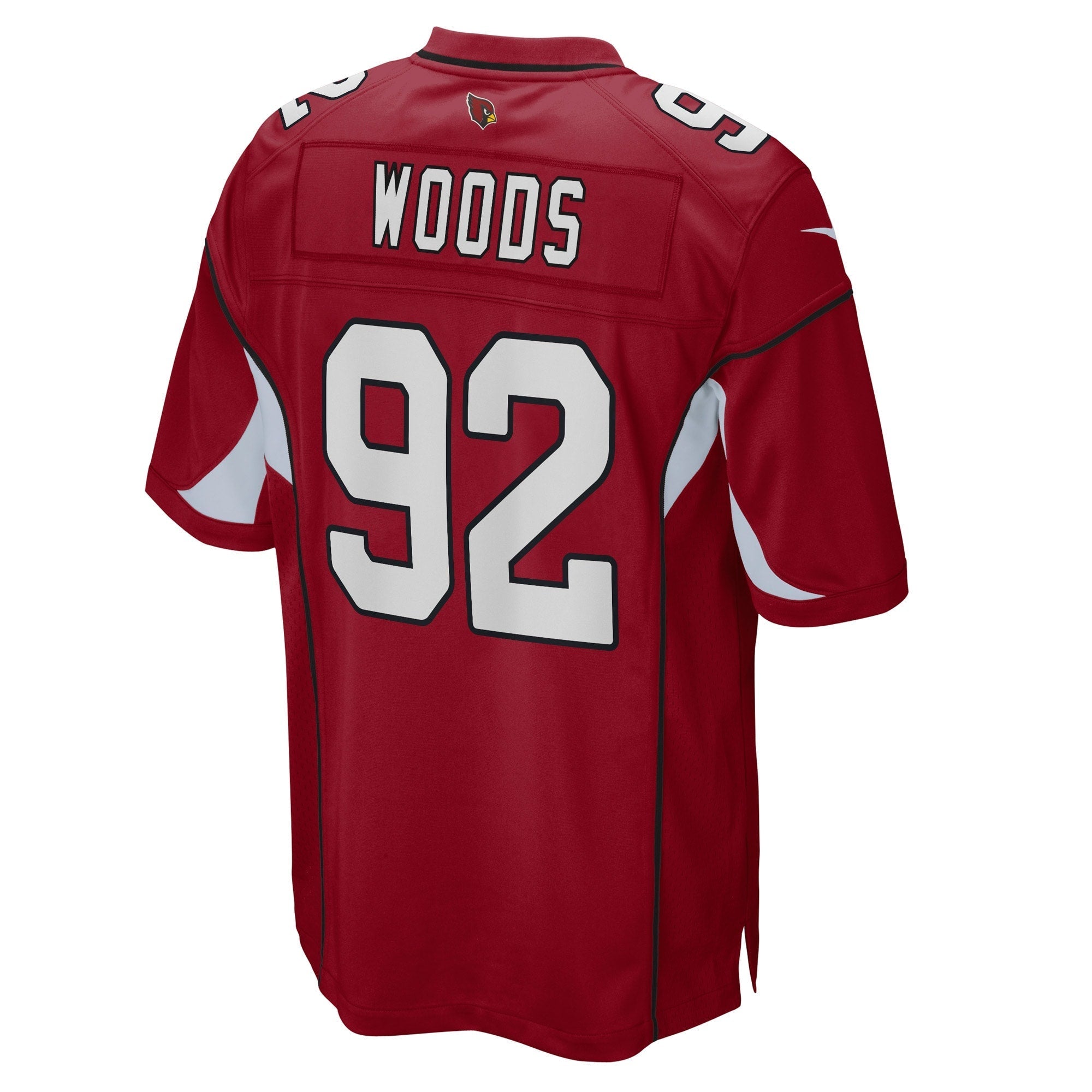 Men's Nike Antwaun Woods Cardinal Arizona Cardinals Game Player Jersey