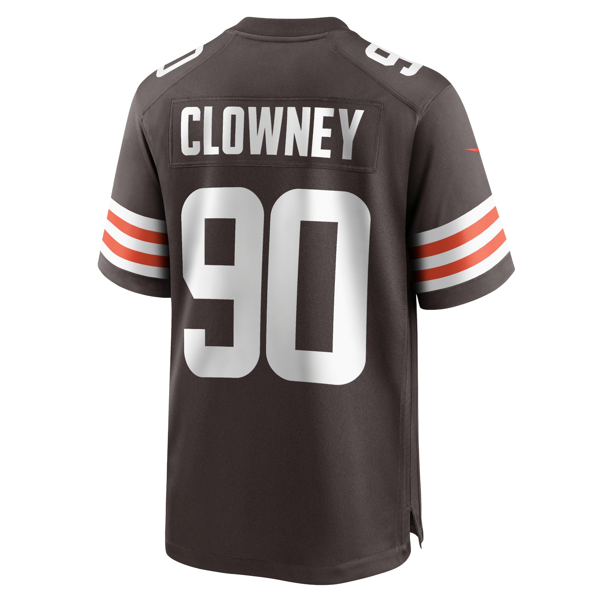 Men's Nike Jadeveon Clowney Brown Cleveland Browns Game Player Jersey