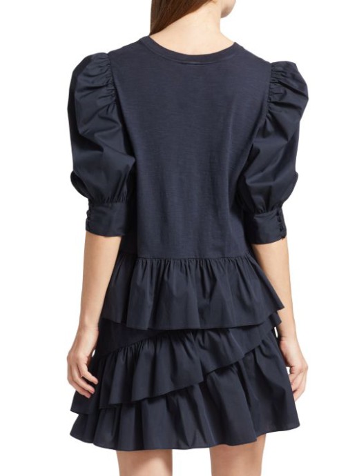 Discount Cinq à Sept Shara Ruffled Jersey Dress XX-Small