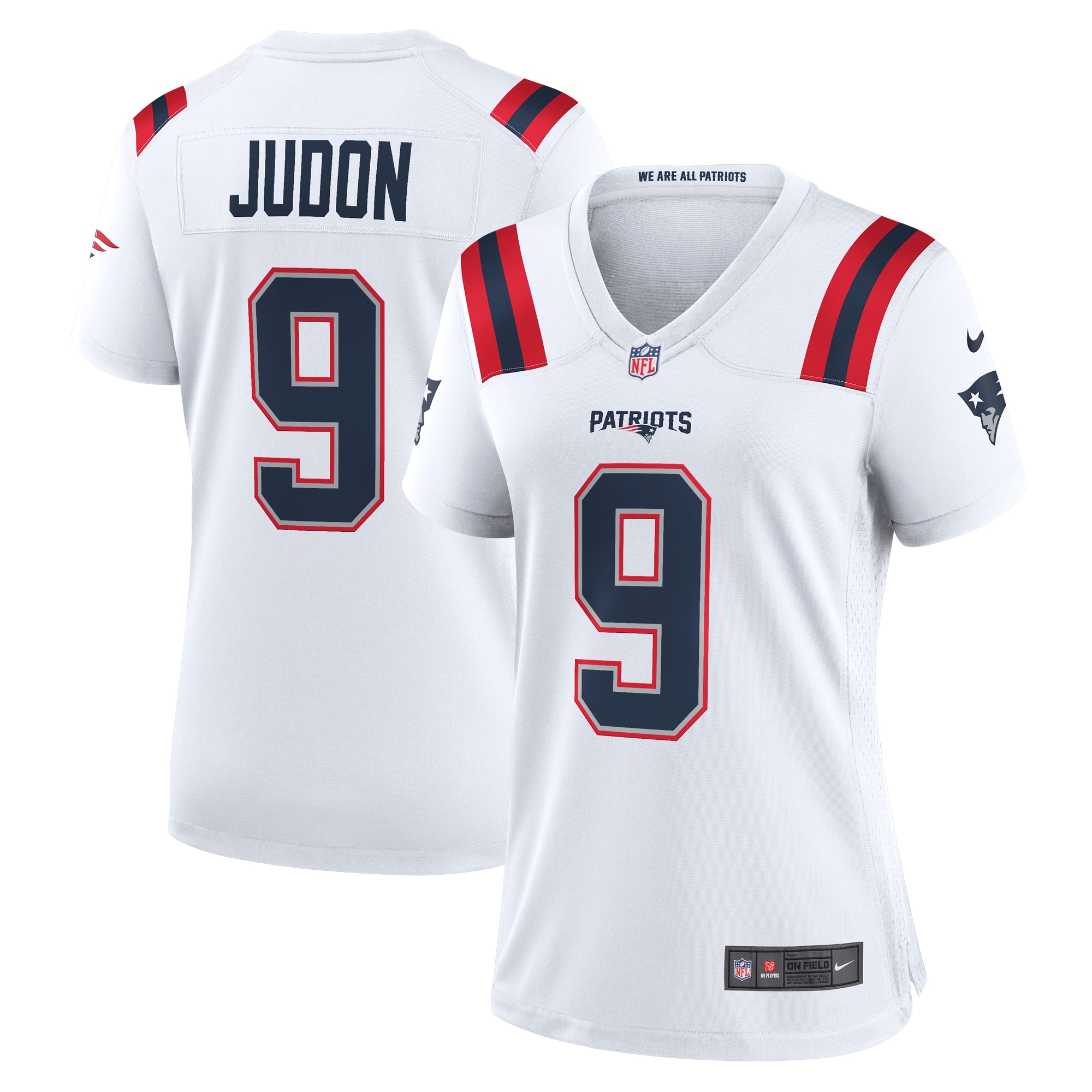 Matthew Judon New England Patriots Nike Women's  Game Jersey - White