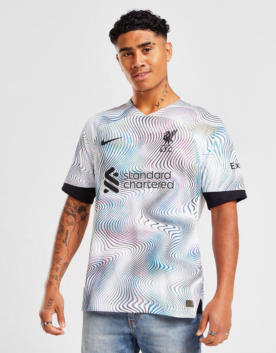 Clearance Nike Liverpool FC 2022/23 Away Jersey Hvid S