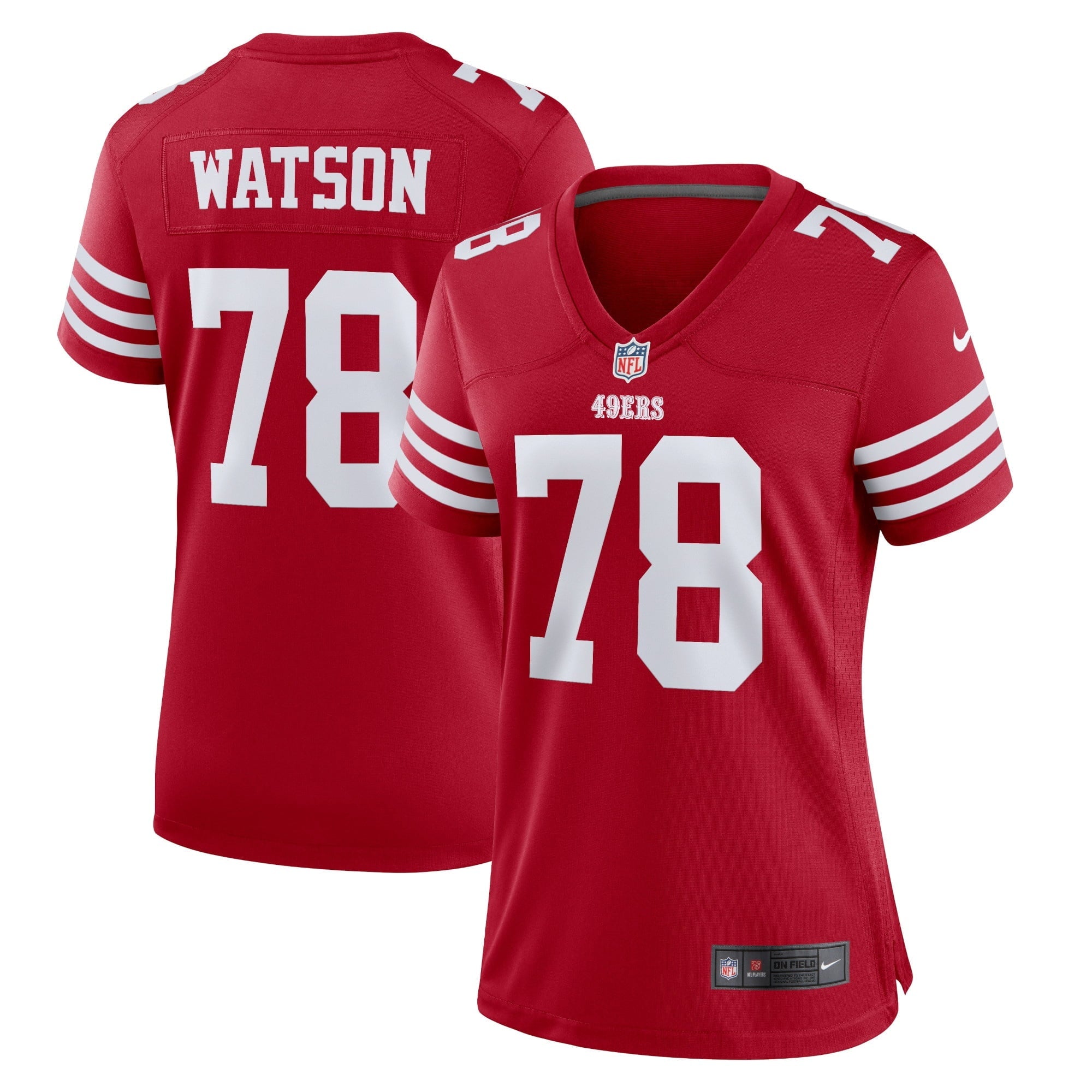 Women's Nike Leroy Watson Scarlet San Francisco 49ers Home Game Player Jersey