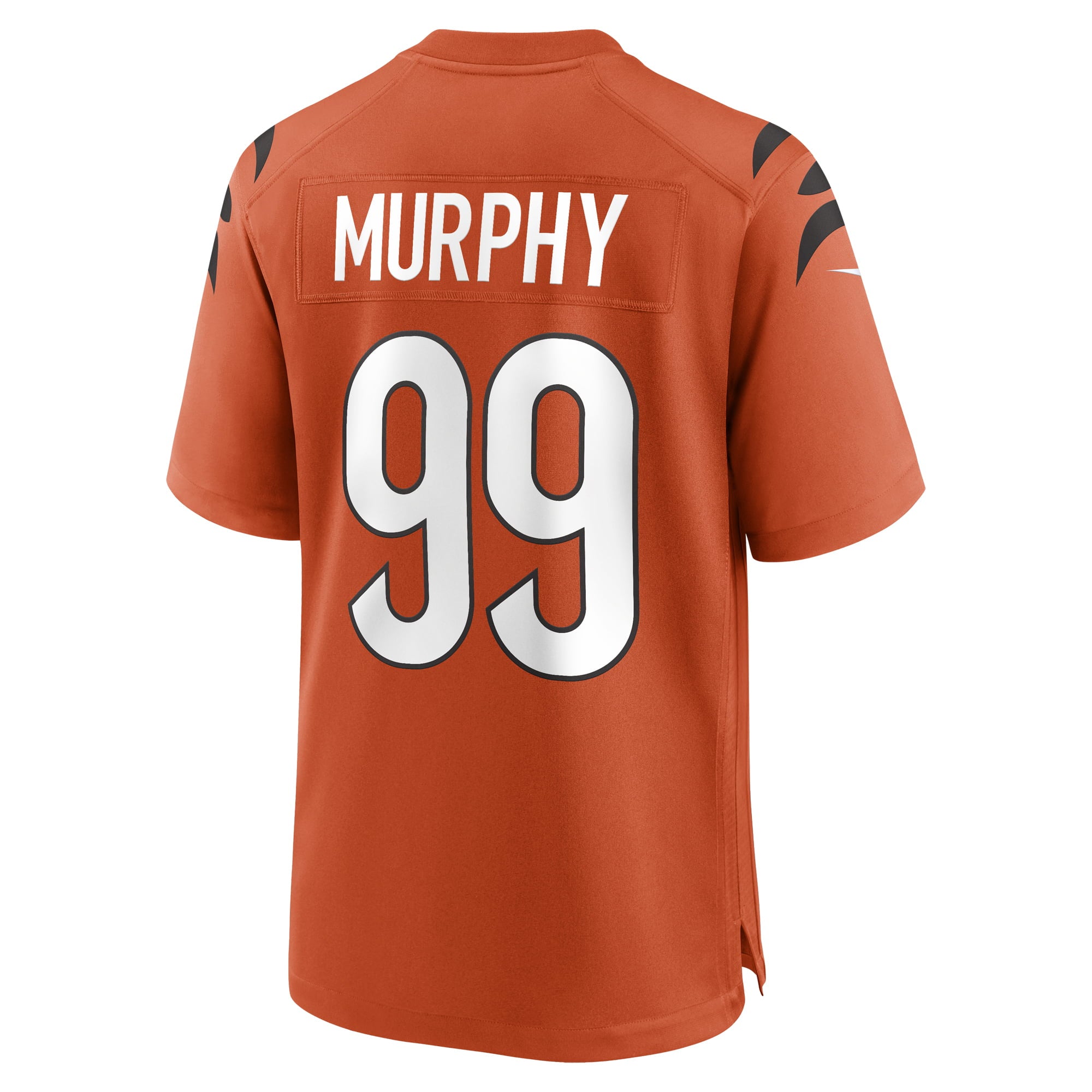 Men's Nike Myles Murphy Orange Cincinnati Bengals Team Game Jersey