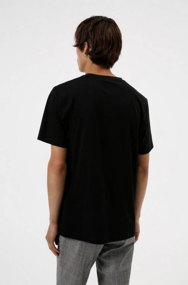 Cheap Boss T-Shirt »T-Shirt aus Baumwoll-Jersey mit Manifesto-Logo« (1-tlg)