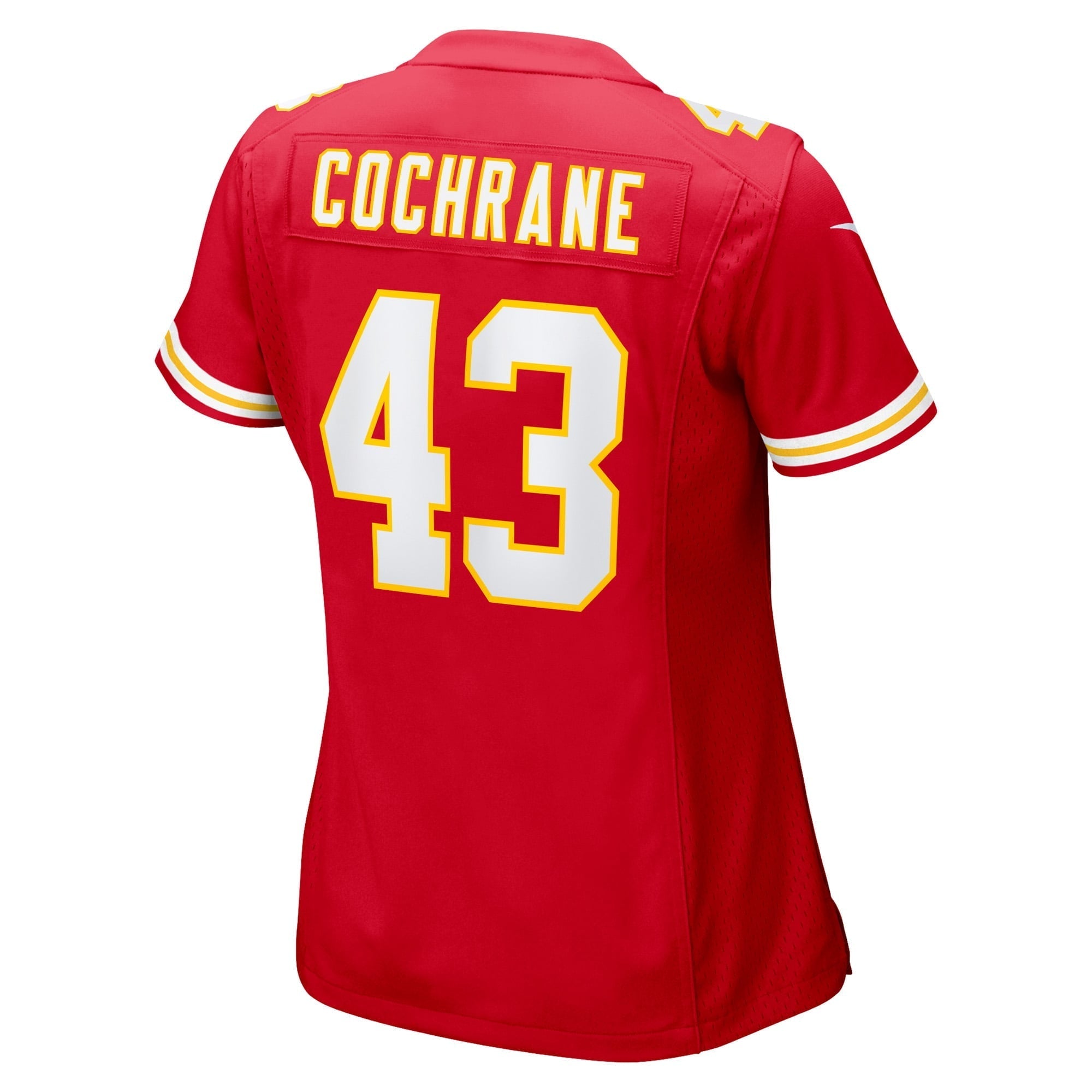 Women's Nike Jack Cochrane Red Kansas City Chiefs Game Player Jersey