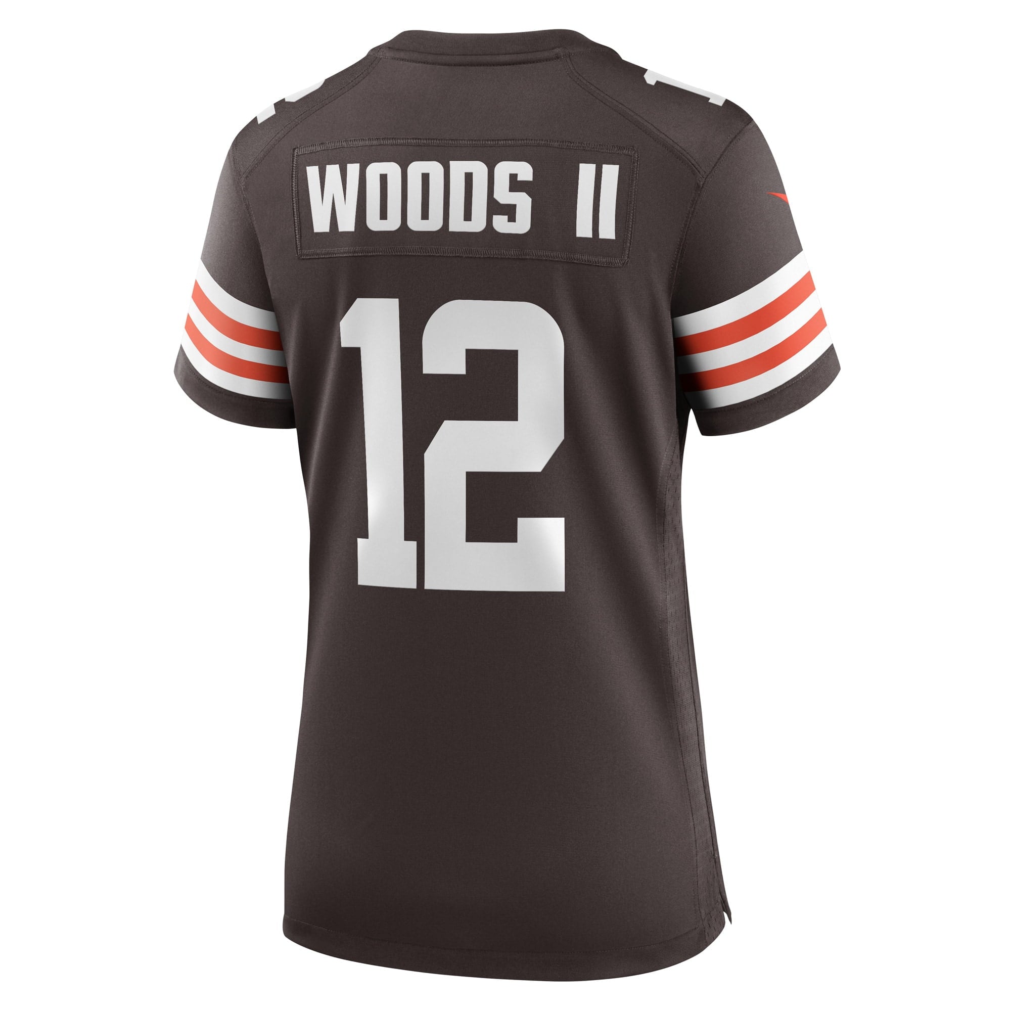 Women's Nike Michael Woods II Brown Cleveland Browns Game Player Jersey