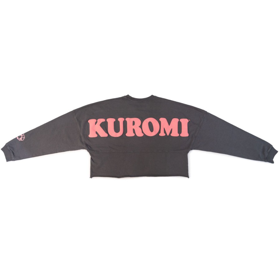 Sale Kuromi JapanLA Cropped Spirit Jersey BLACK