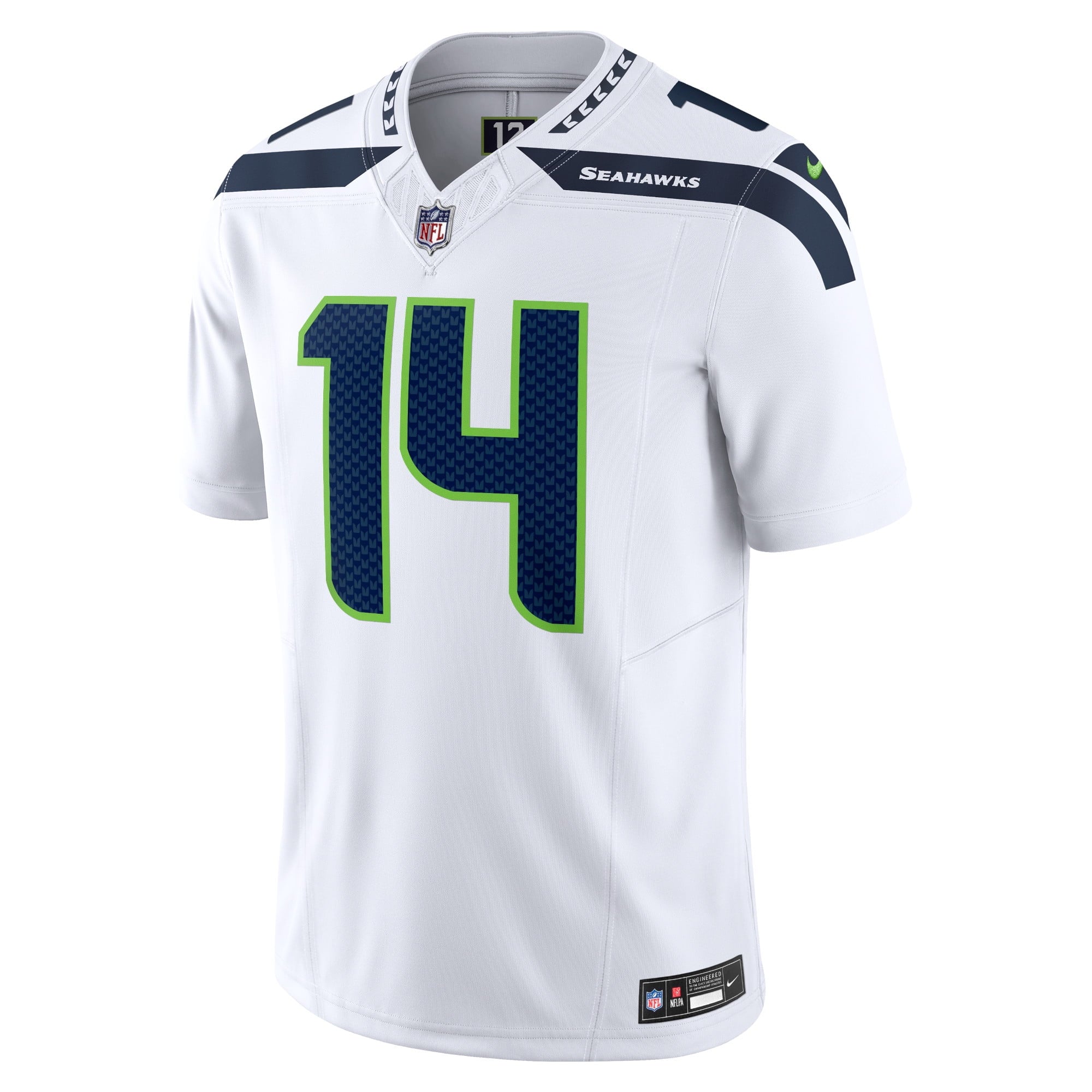 Men's Nike DK Metcalf White Seattle Seahawks Vapor F.U.S.E. Limited Jersey