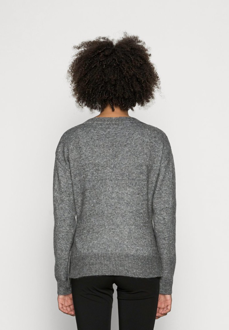 Outlet Anna Field LOOSE FIT WRAP – Jersey De Punto – Mottled Dark Grey, Mujer L