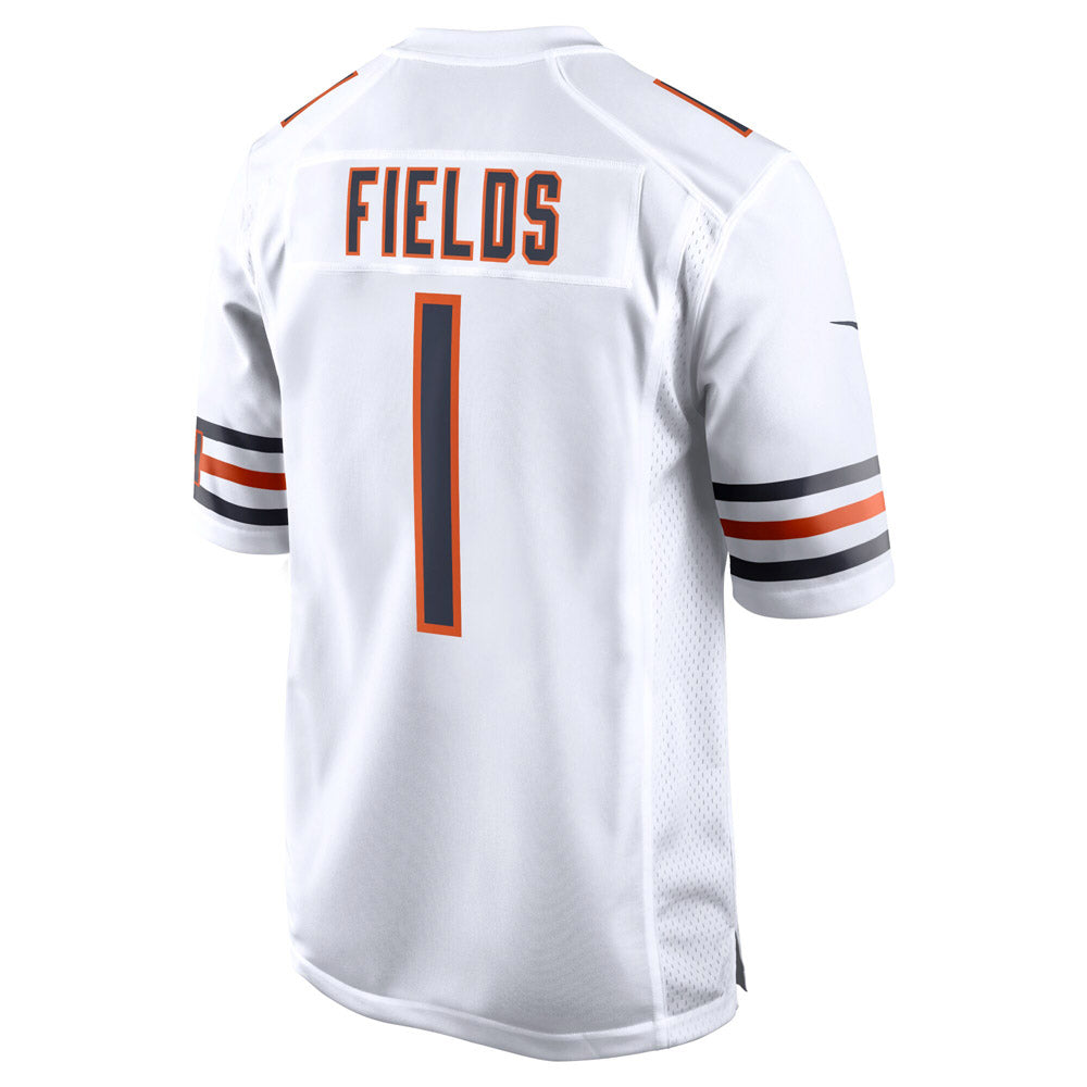 Youth Chicago Bears Justin Fields Game Jersey White