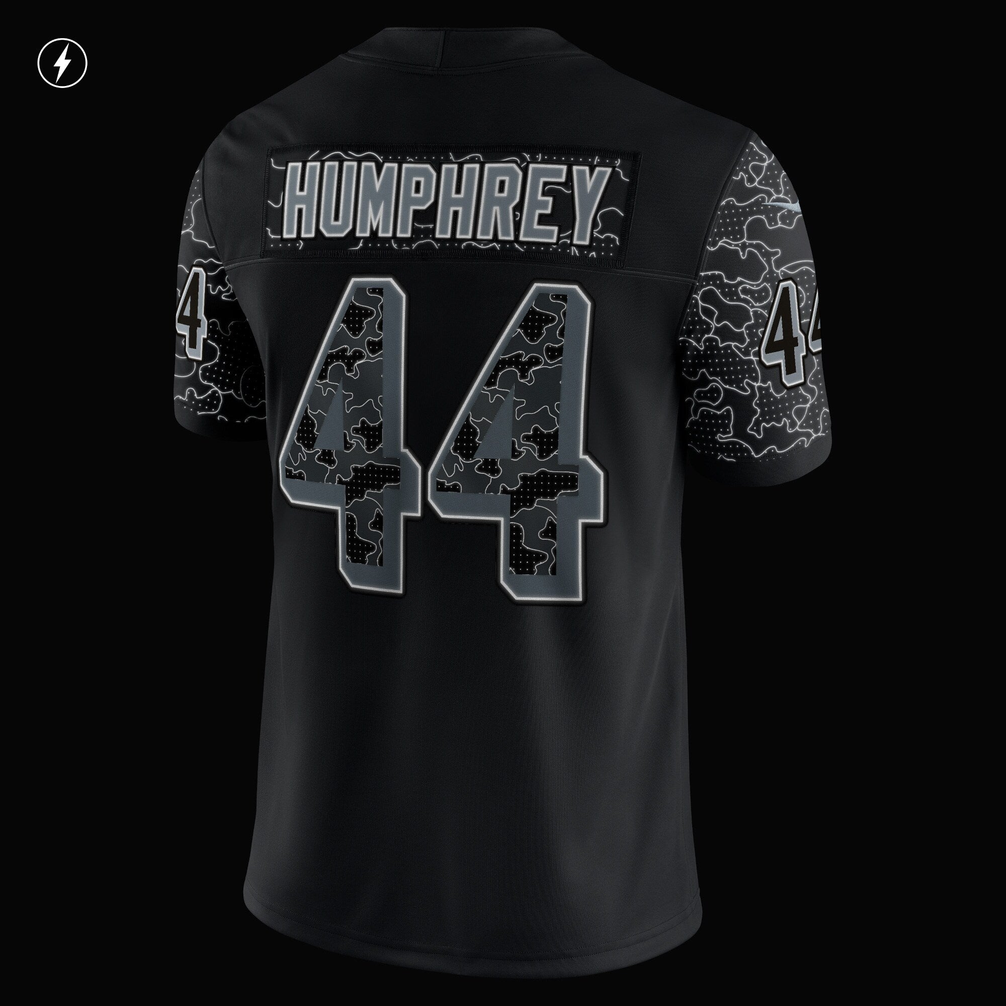 Men's Nike Marlon Humphrey Black Baltimore Ravens RFLCTV Limited Jersey