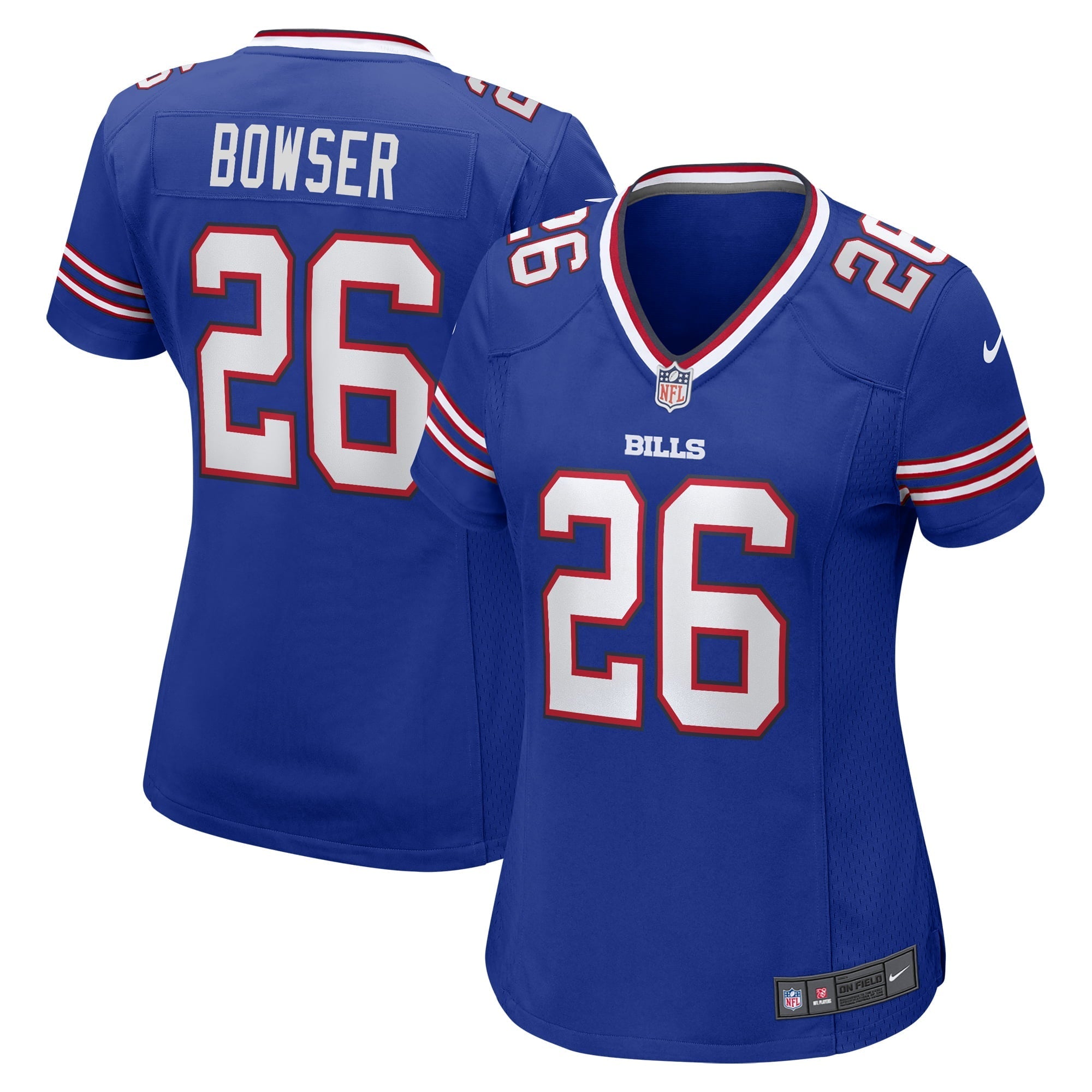 Women's Nike Isaiah Bowser Royal Buffalo Bills Team Game Jersey