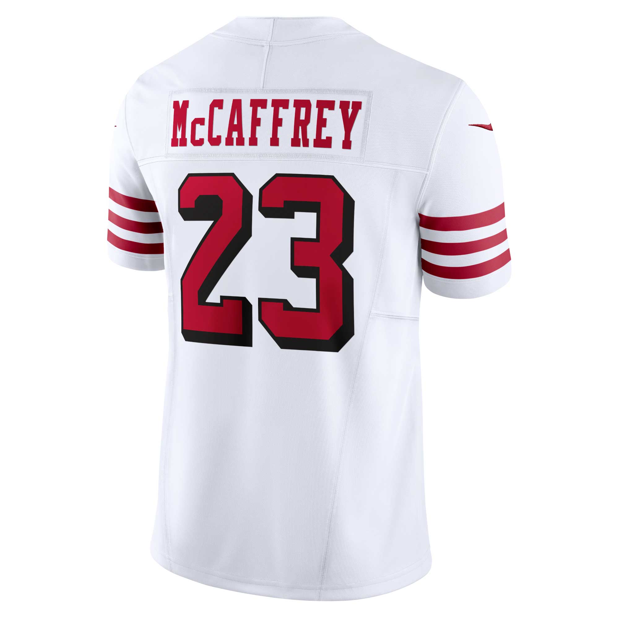 Men's Nike Christian McCaffrey White San Francisco 49ers Alternate Vapor F.U.S.E. Limited Jersey