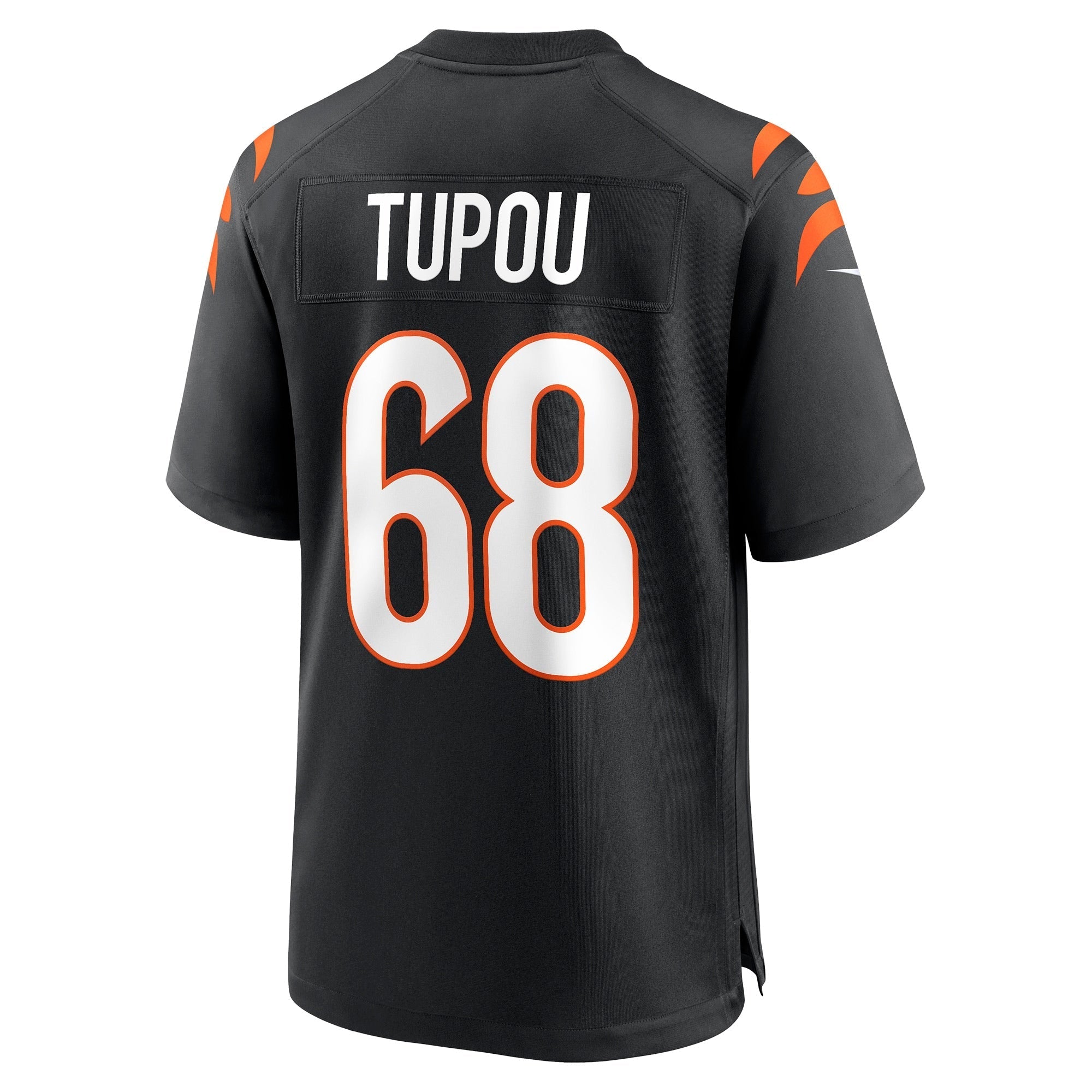 Men's Nike Josh Tupou Black Cincinnati Bengals Game Player Jersey