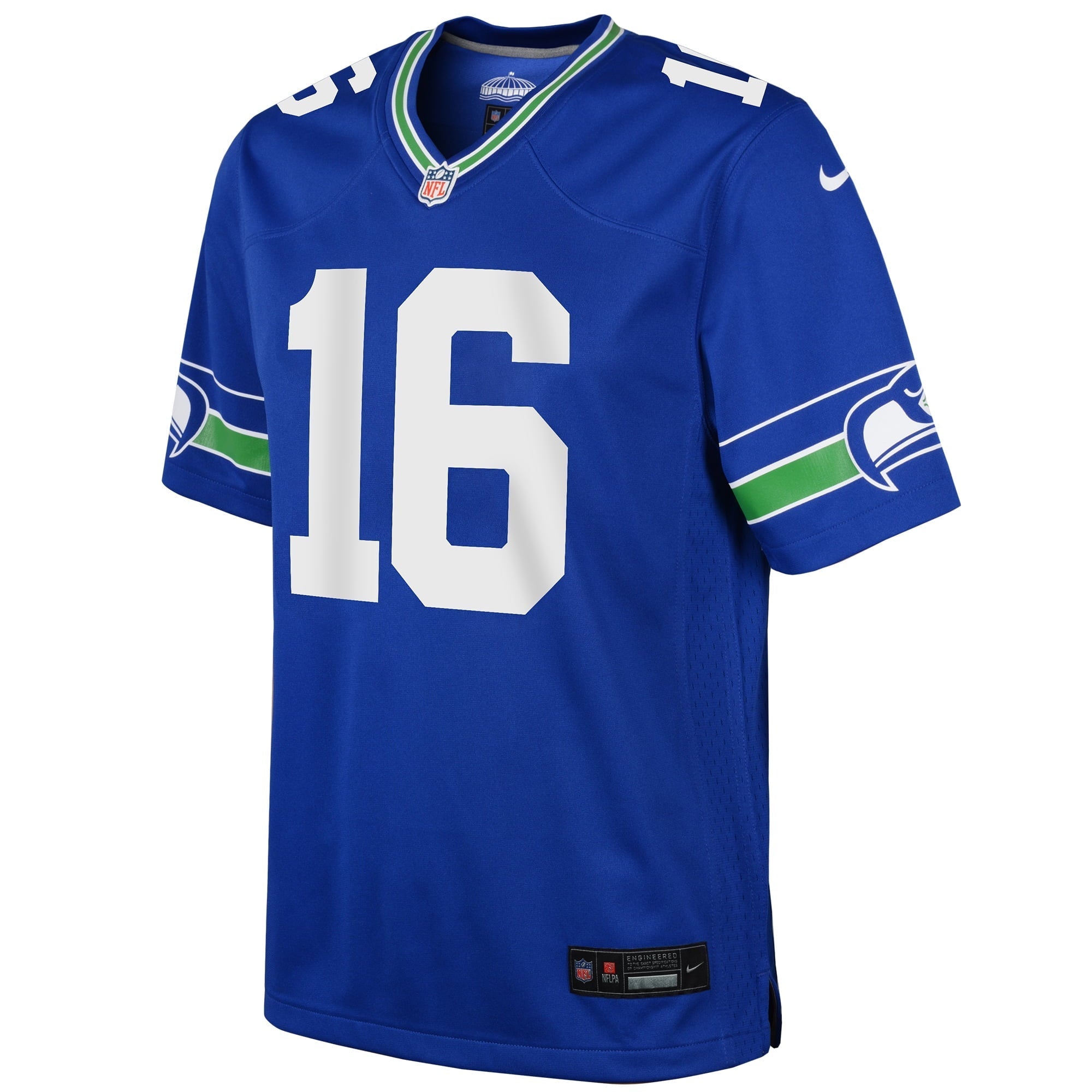 Youth Nike Tyler Lockett Royal Seattle Seahawks Game Jersey