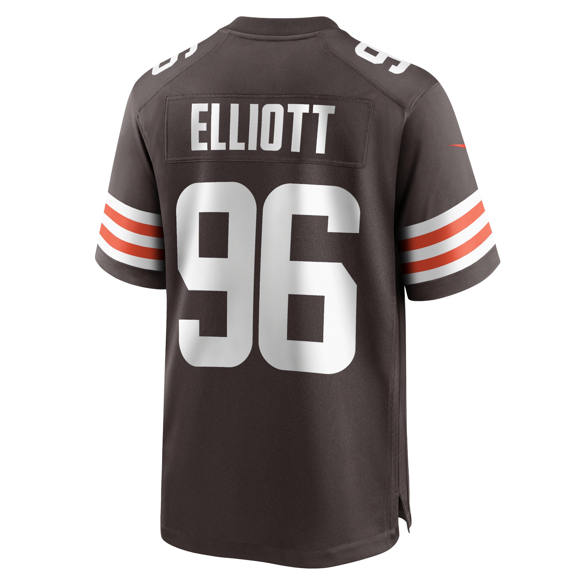 Men's Nike Jordans Elliott Brown Cleveland Browns Game Jersey
