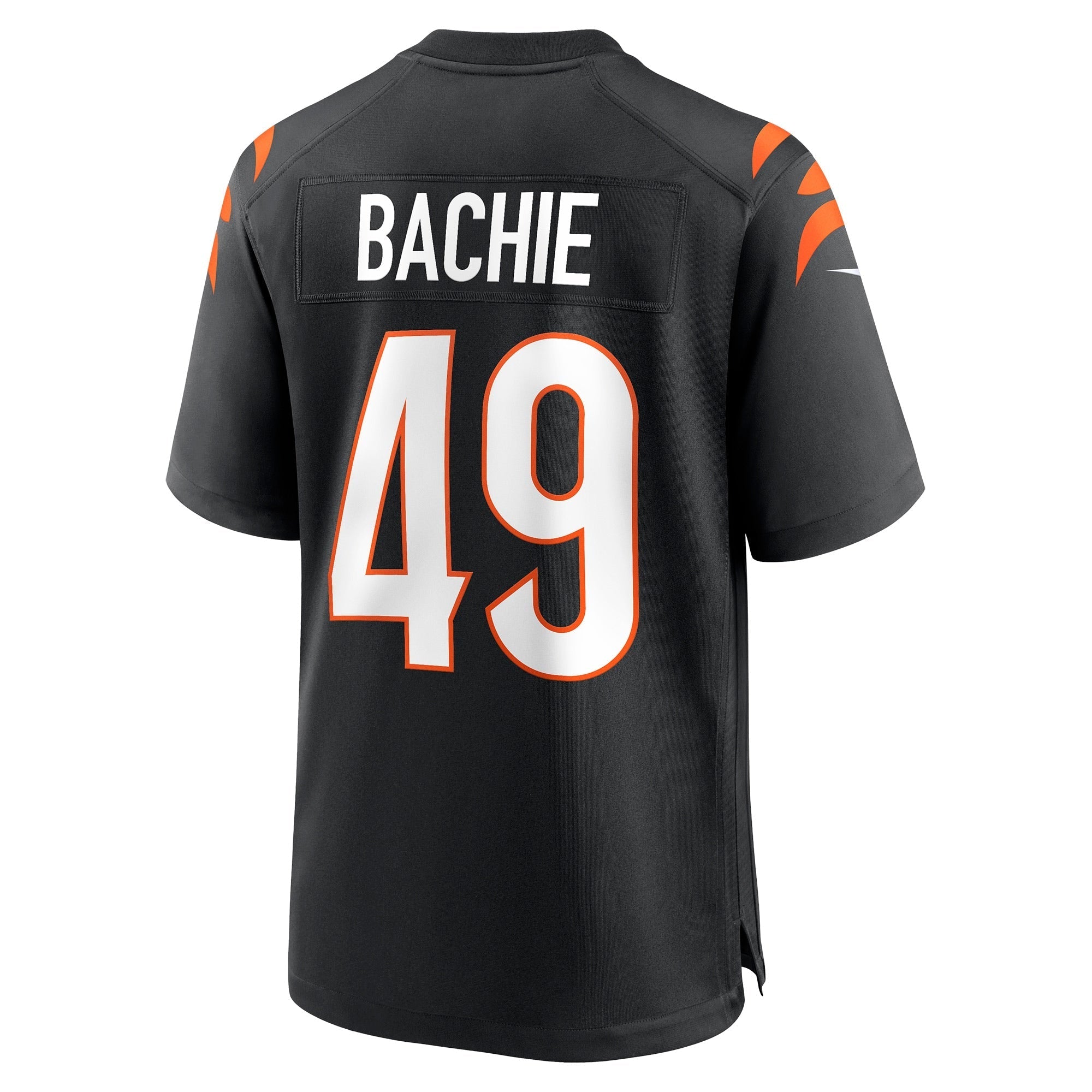 Men's Nike Joe Bachie Black Cincinnati Bengals Game Jersey