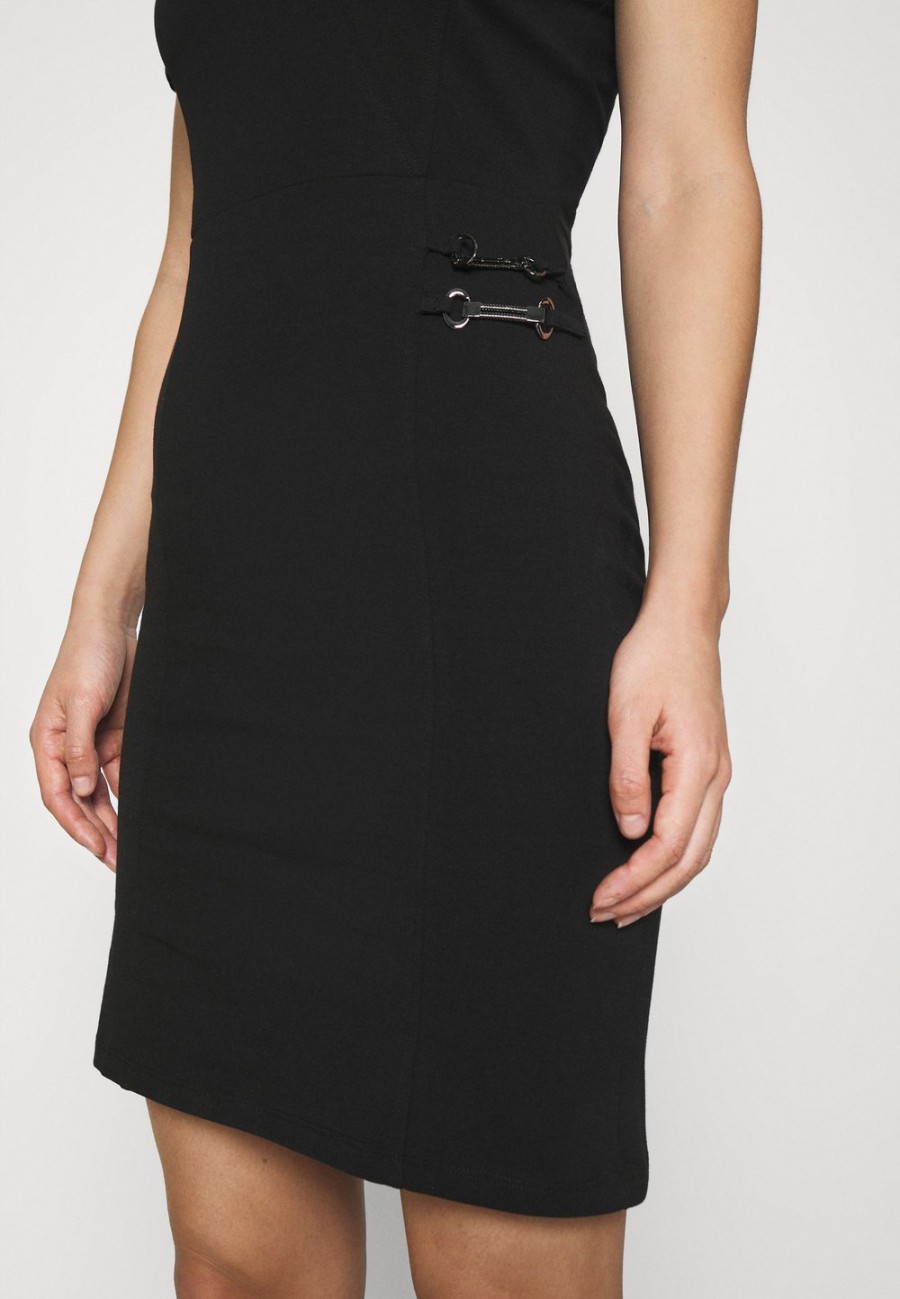 Outlet Soldes Even&Odd Robe en jersey robes col en v profond femme XS