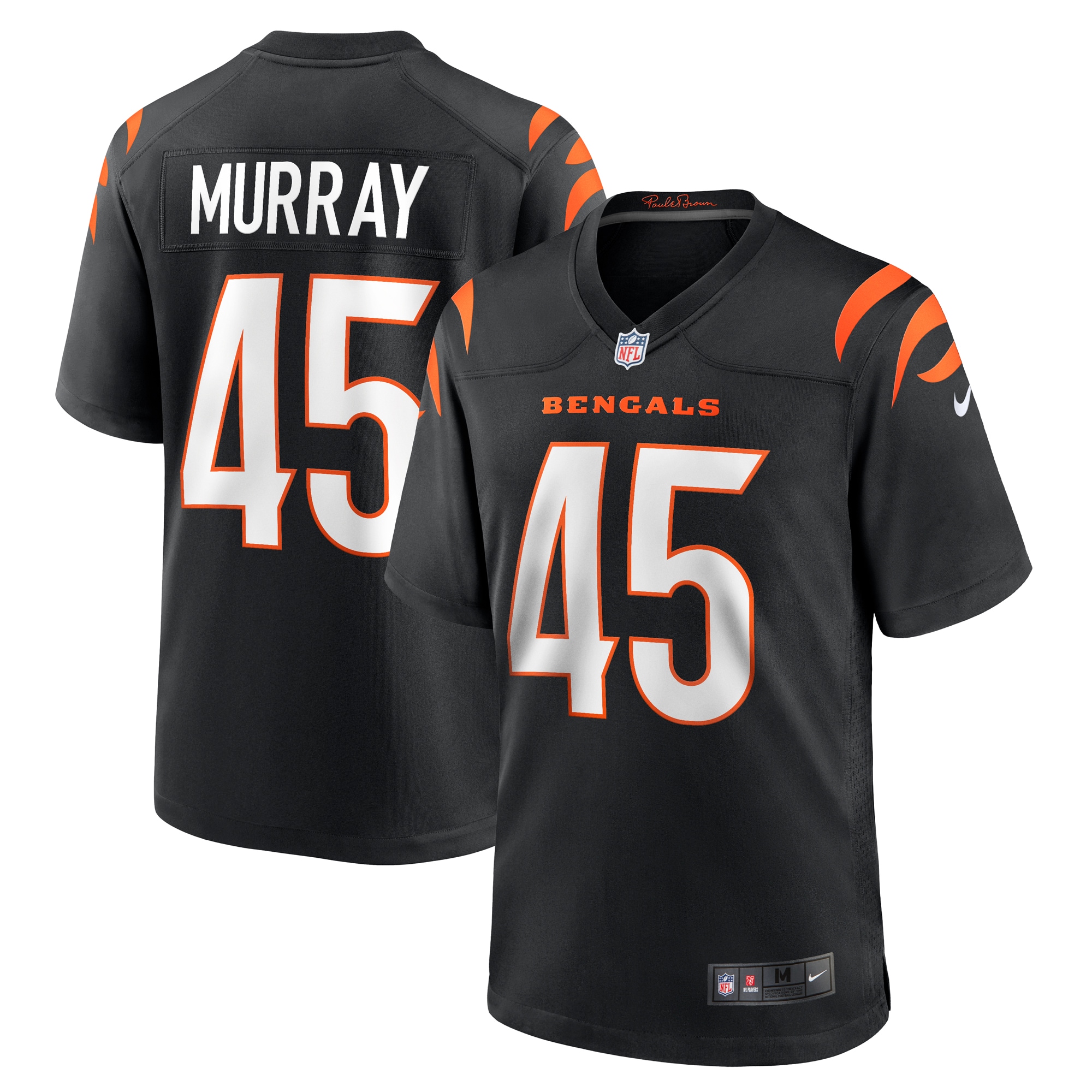 Tyler Murray Cincinnati Bengals Nike Team Game Jersey -  Black