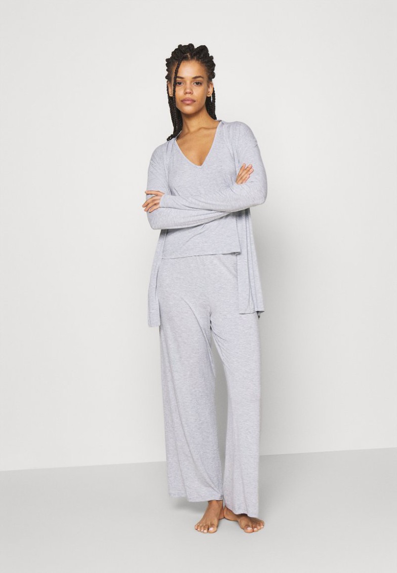 Cheap Anna Field 3 PIECE JERSEY LOUNGE SET – Pijama – Mottled Light Grey, Mujer 3XL