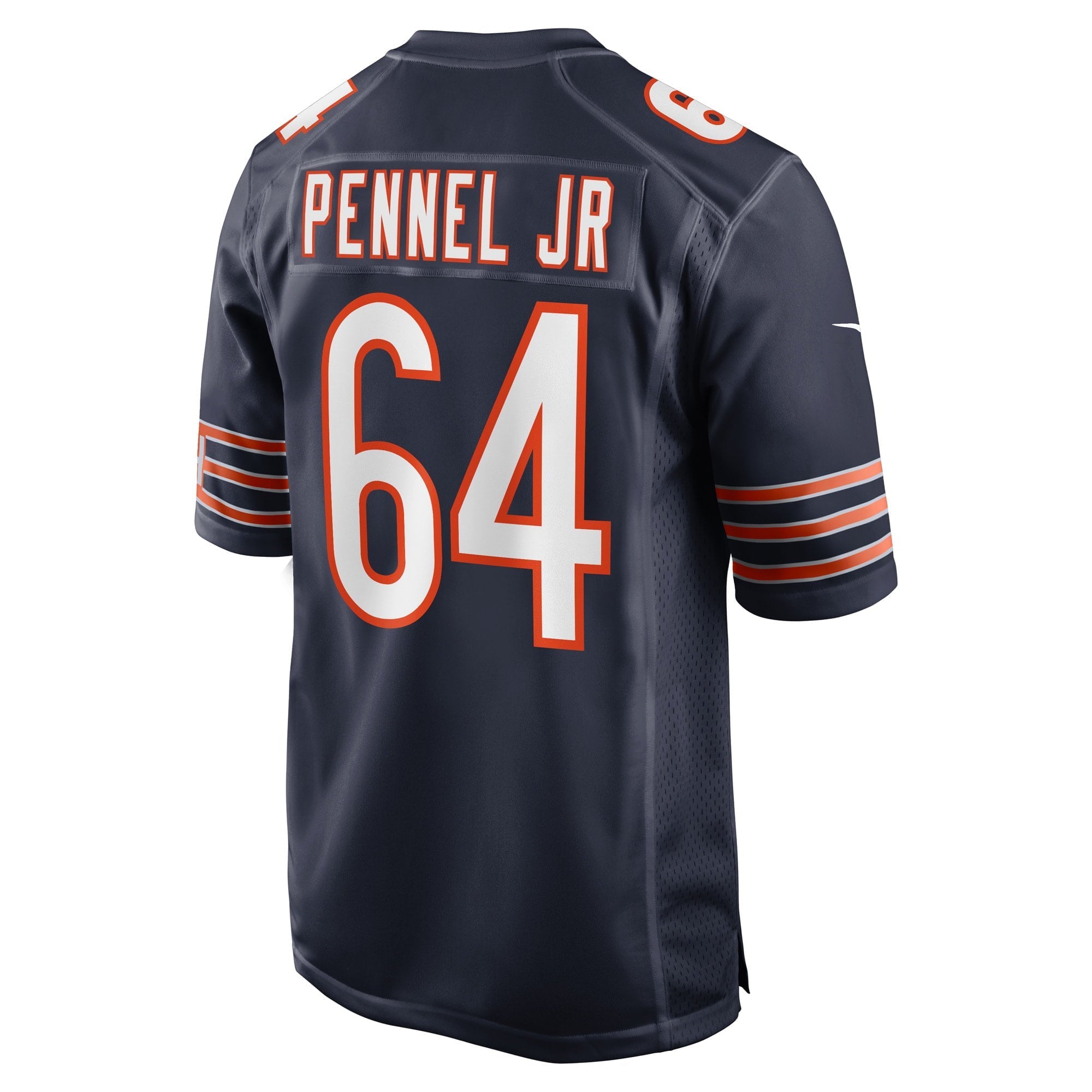 Men's Nike Mike Pennel Jr. Navy Chicago Bears Game Player Jersey