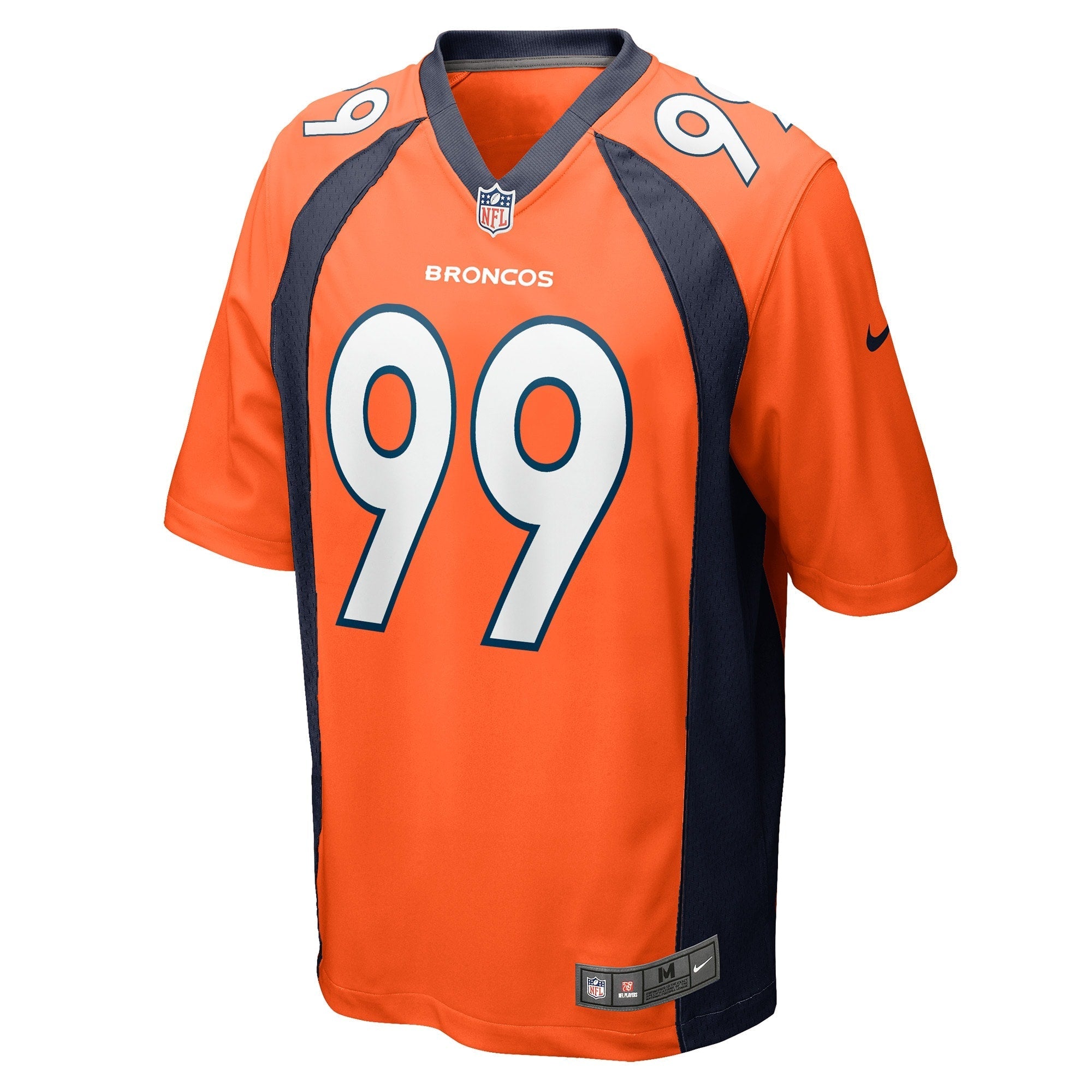 Men's Nike DeShawn Williams Orange Denver Broncos Game Player Jersey