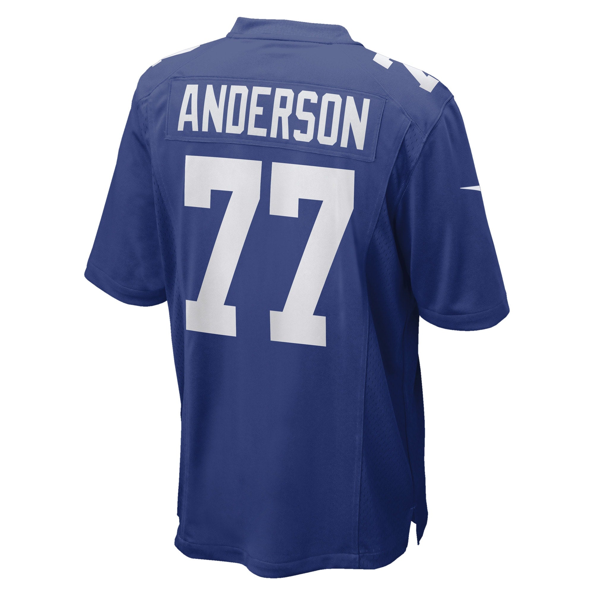 Men's Nike Jack Anderson Royal New York Giants Game Player Jersey