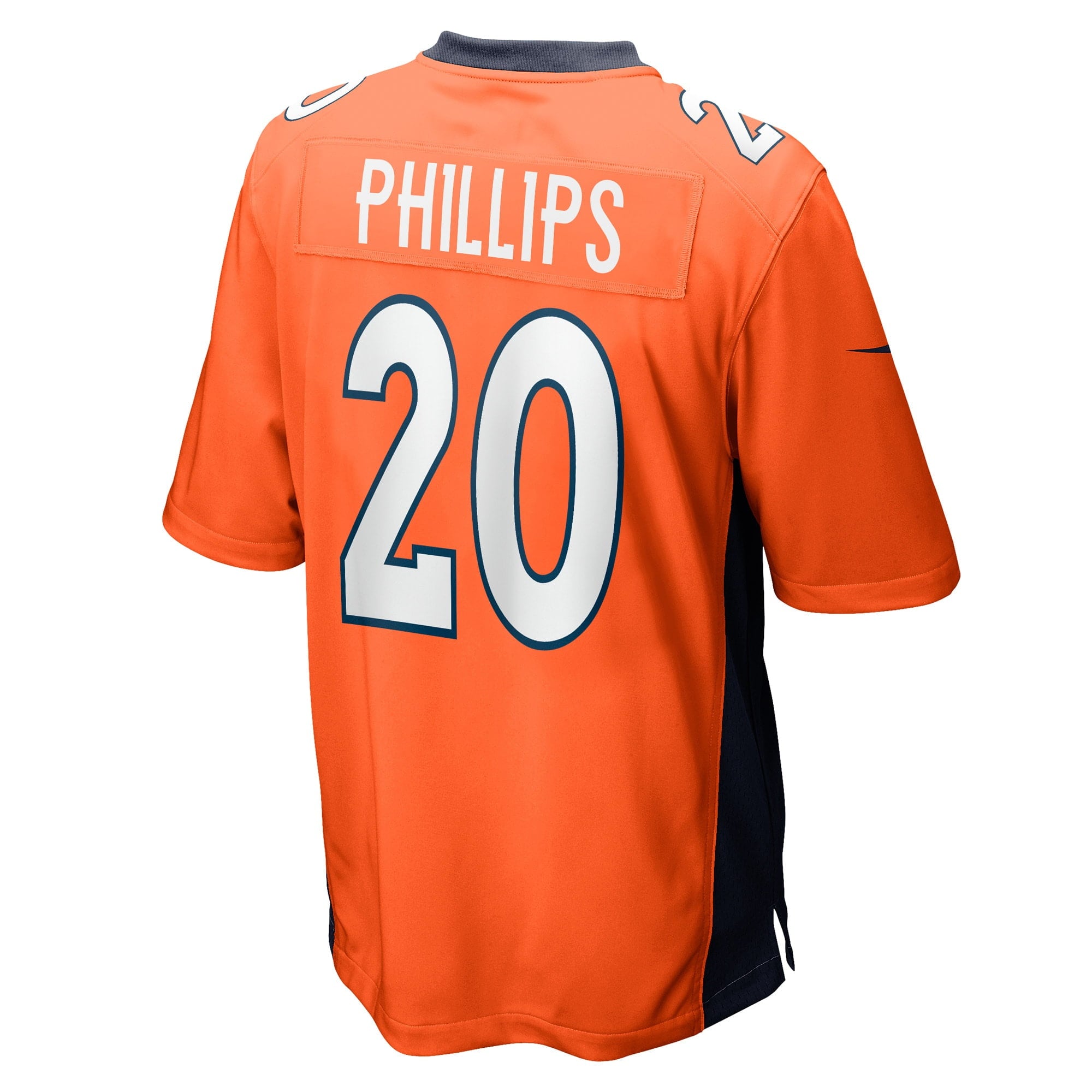 Men's Nike Darius Phillips Orange Denver Broncos Game Player Jersey