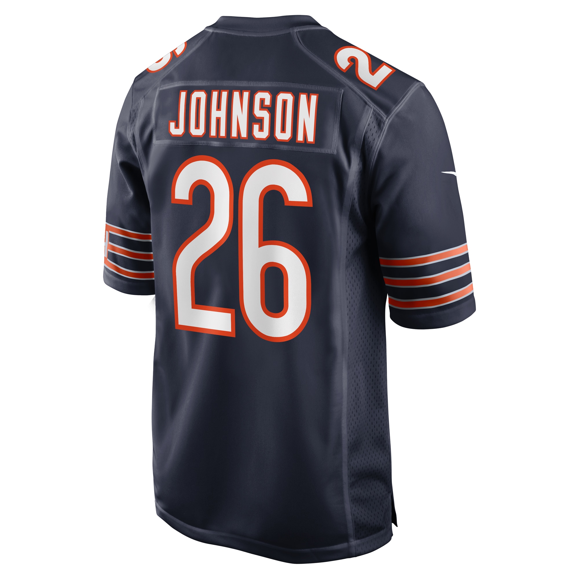 Quindell Johnson Chicago Bears Nike Team Game Jersey -  Navy